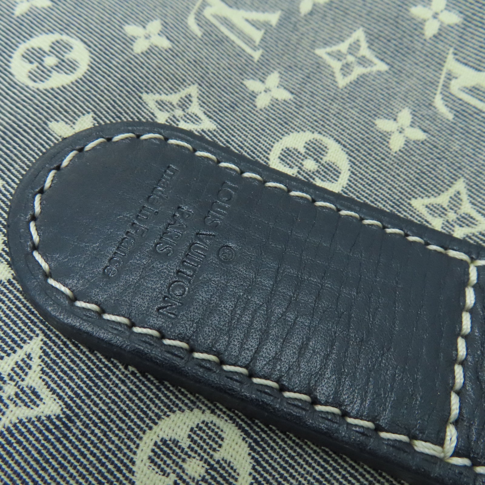 LOUIS VUITTON Monogram Mini Romance Shoulder Bag金扣肩背袋蓝色