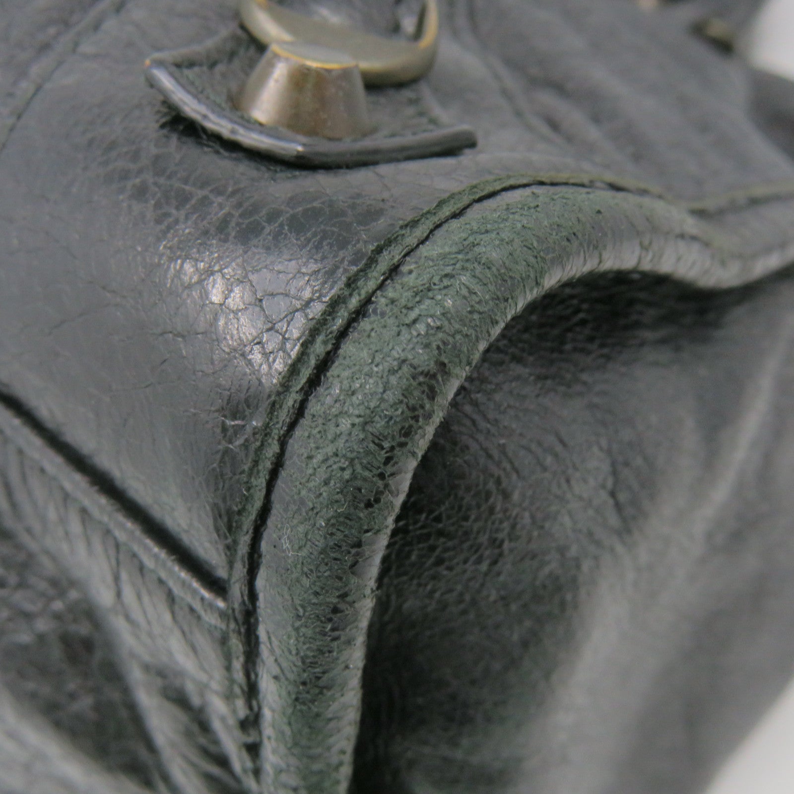BALENCIAGA 牛皮皮革City 2Way Shoulder Bag手挽肩背兩用袋黑色