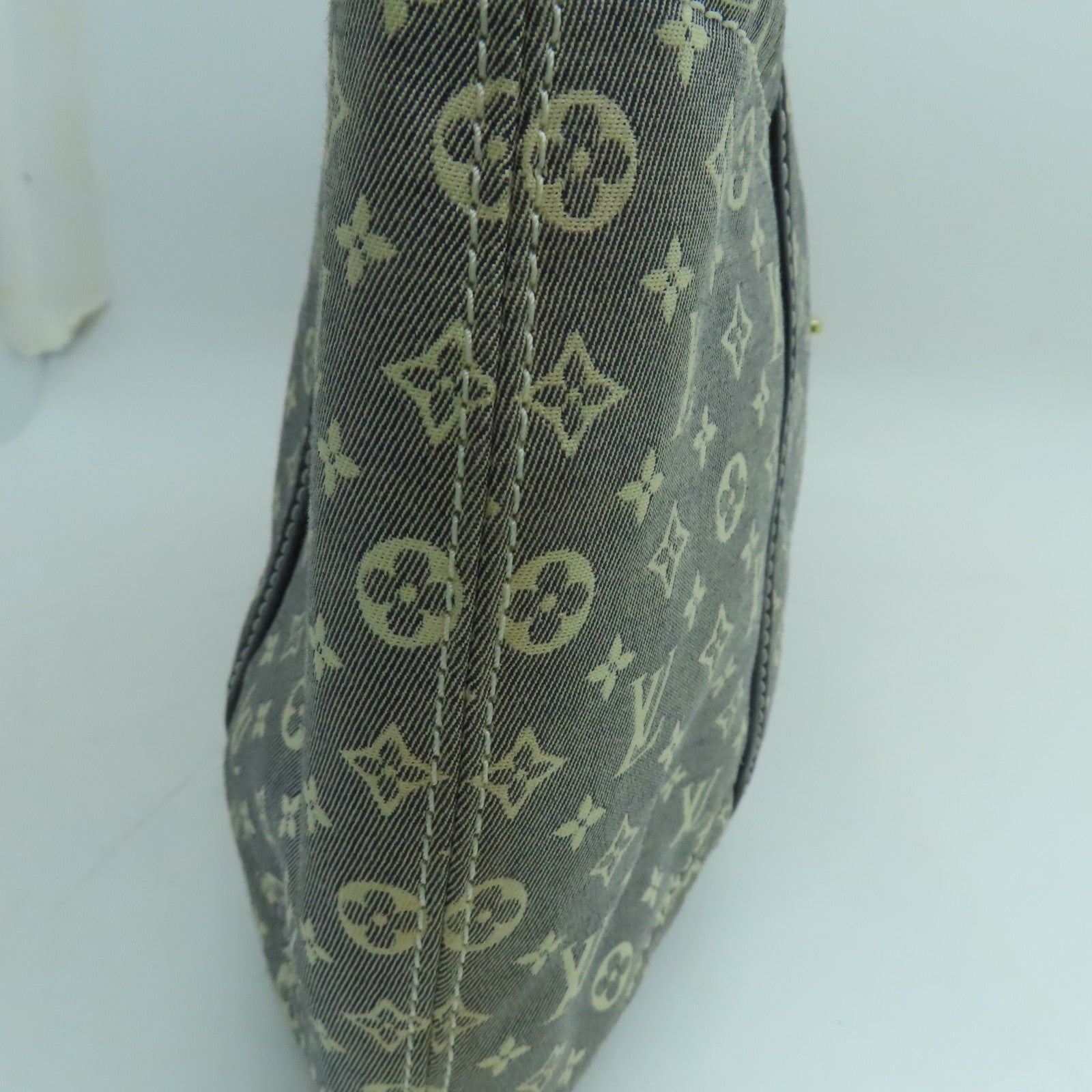 LOUIS VUITTON Monogram Mini Romance Shoulder Bag金扣肩背袋蓝色