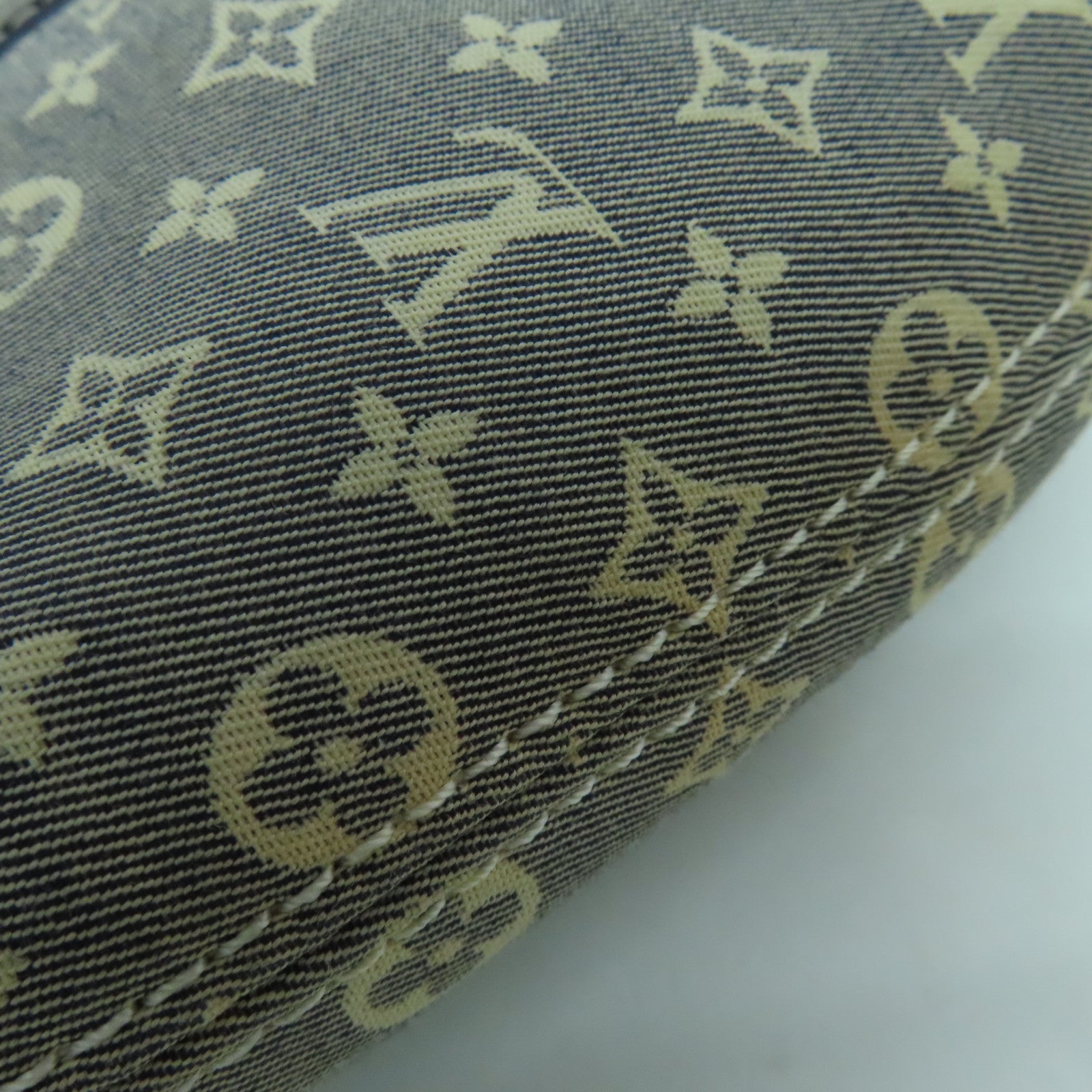 LOUIS VUITTON Monogram Mini Romance Shoulder Bag金扣肩背袋蓝色