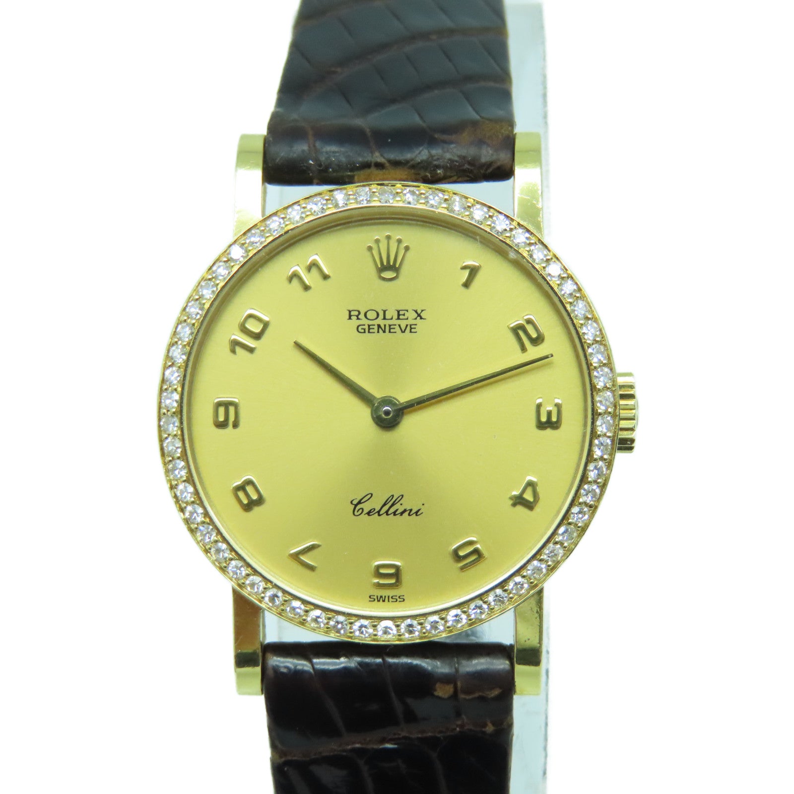 ROLEX Cellini 18K黄金手表金色