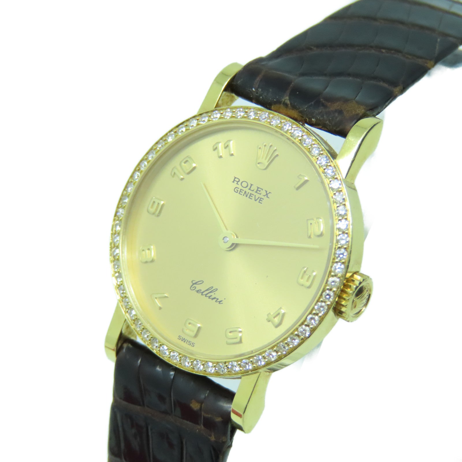 ROLEX Cellini 18K黄金手表金色