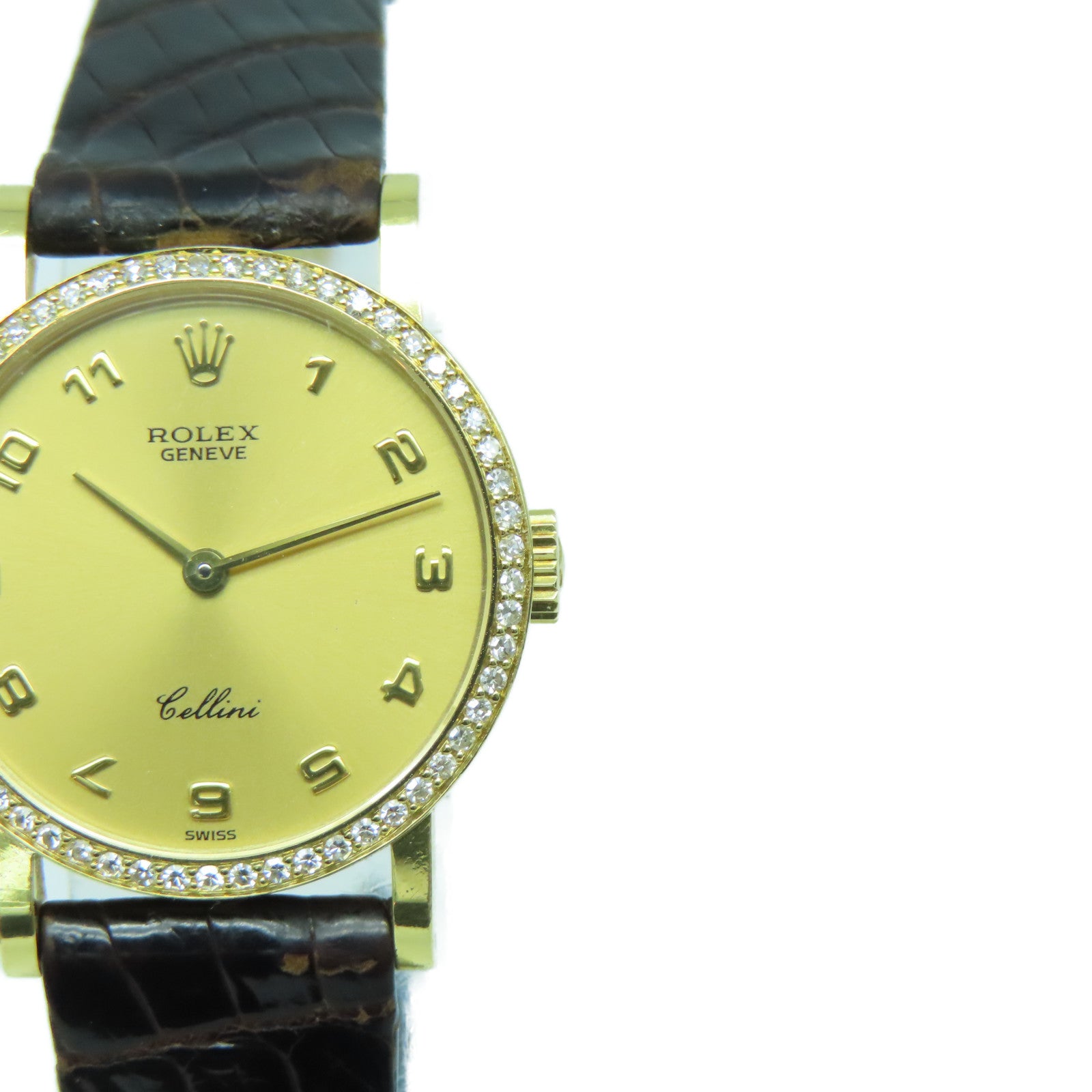ROLEX Cellini 18K黄金手表金色