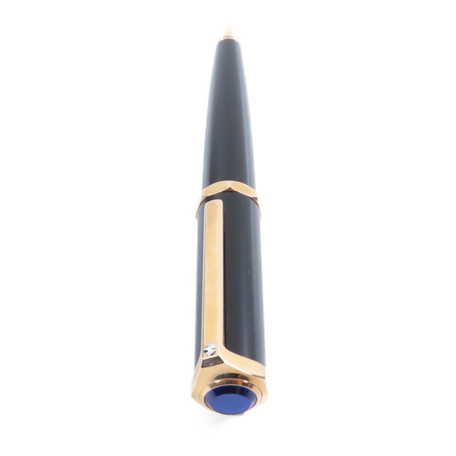 CARTIER 金屬Pen圓珠筆黑色/玫瑰金色