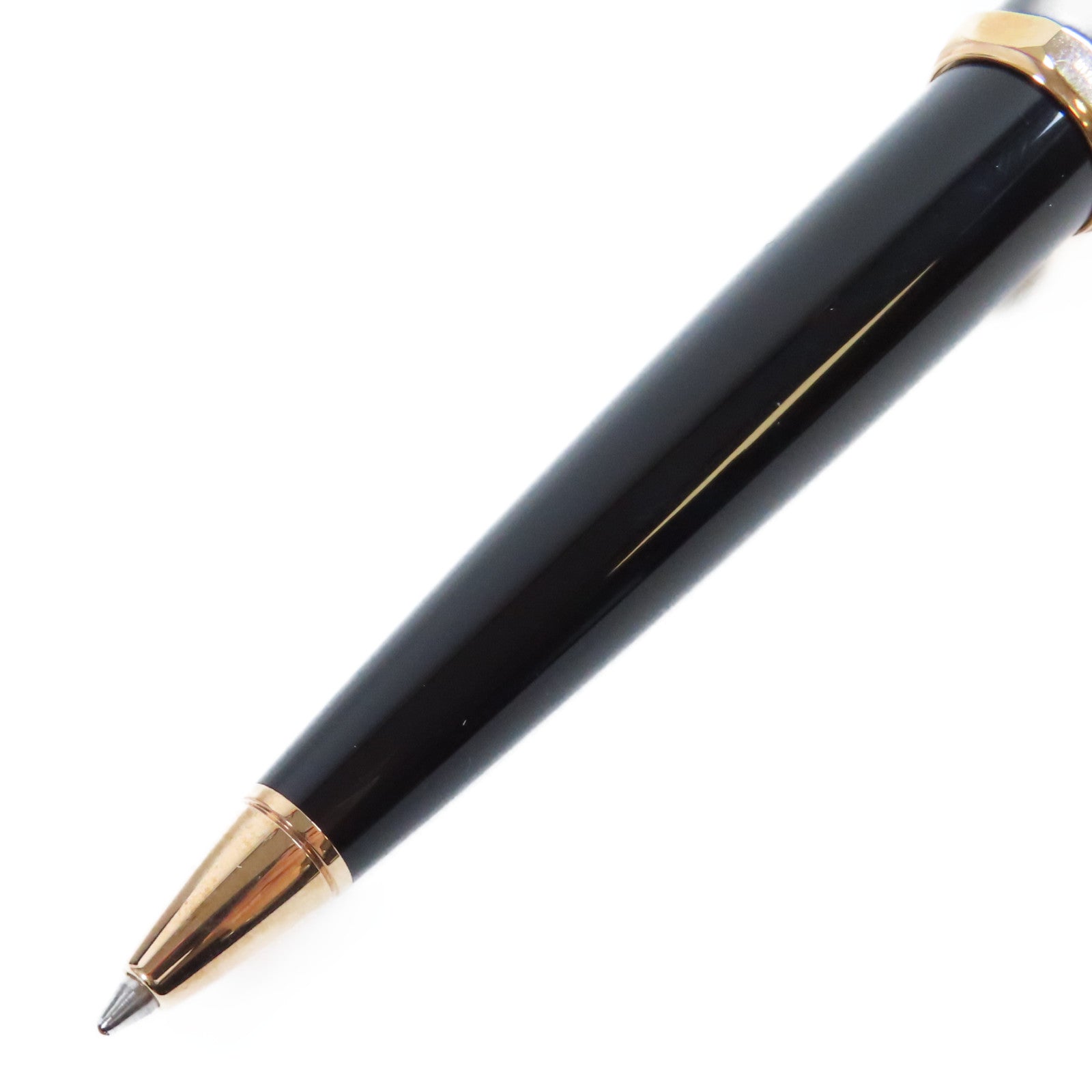 CARTIER 金屬Pen圓珠筆黑色/玫瑰金色
