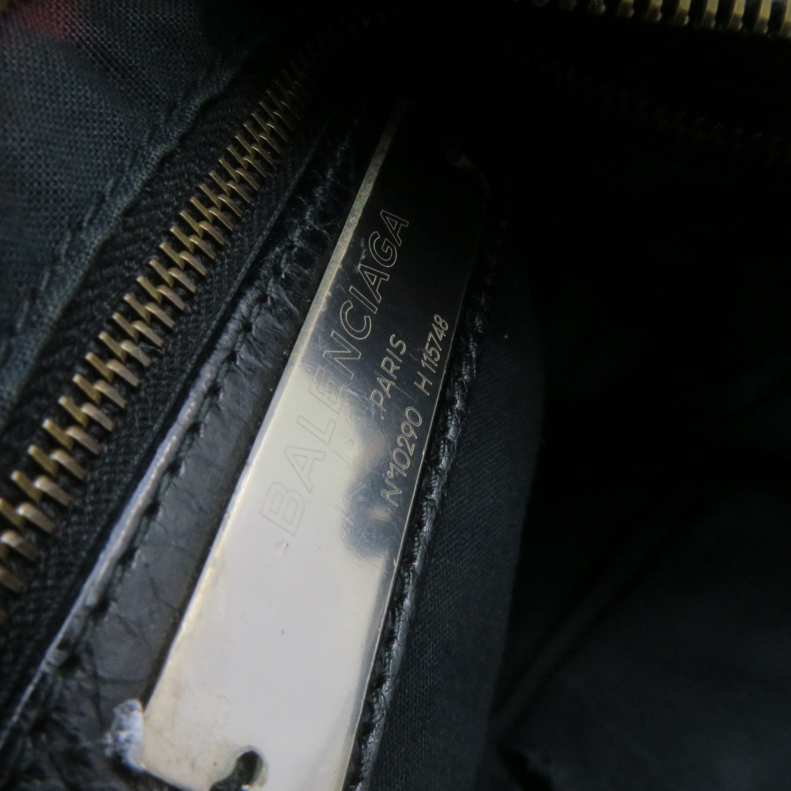 BALENCIAGA 牛皮皮革City 2Way Shoulder Bag手挽肩背兩用袋黑色