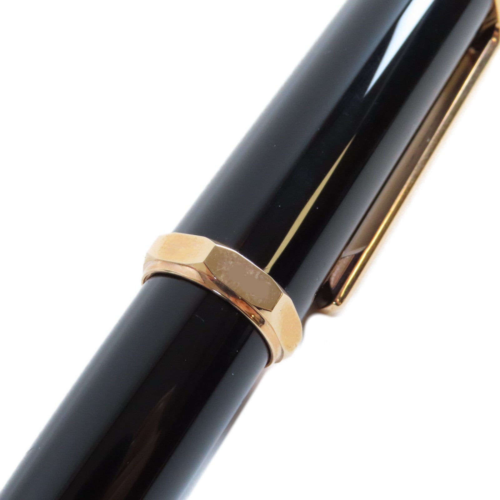 CARTIER 金屬Pen圓珠筆黑色/玫瑰金色