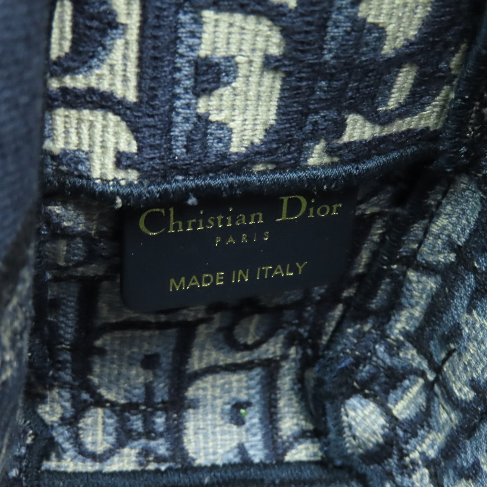Dior 帆布Diorcamp金扣肩背袋藍色
