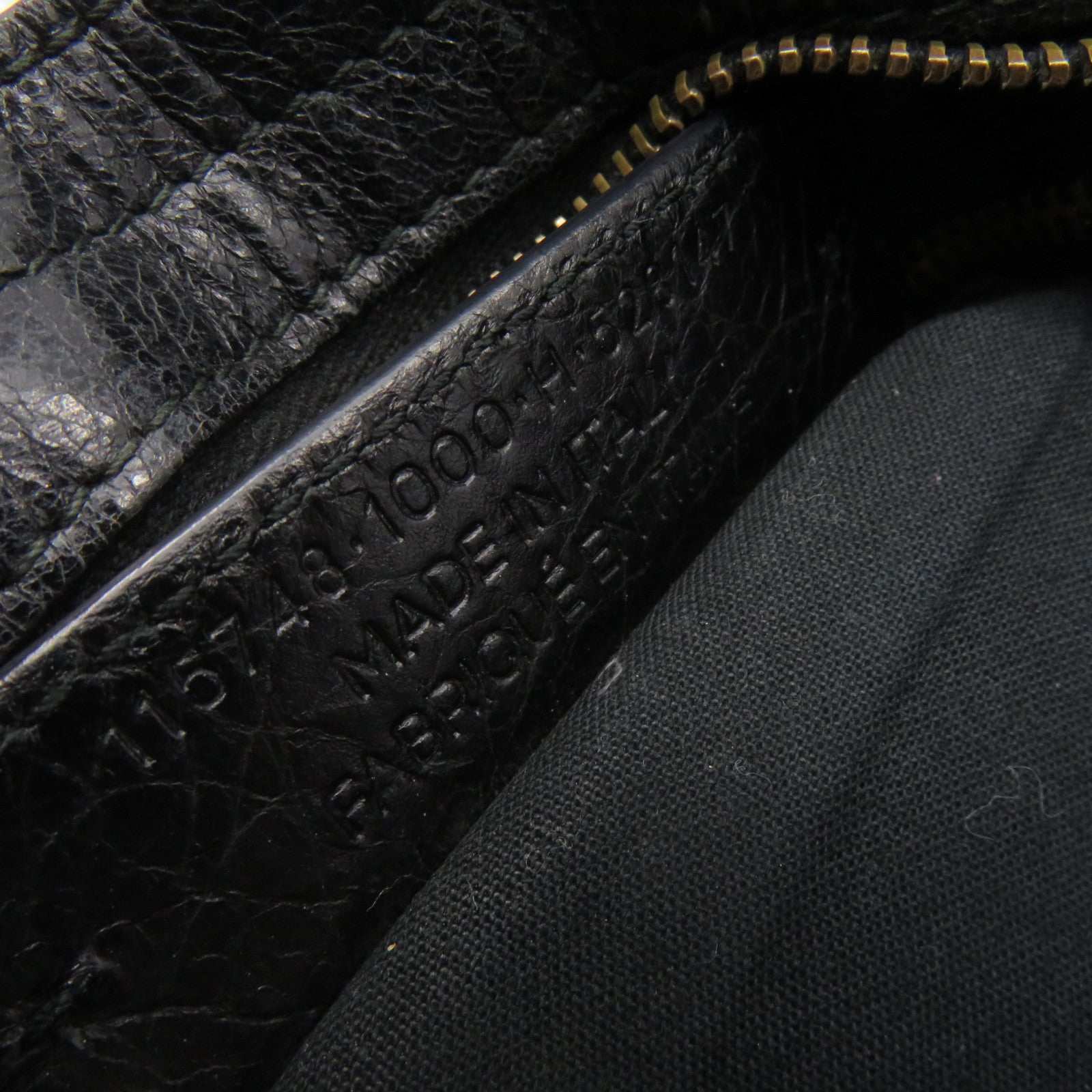 BALENCIAGA 牛皮皮革City 2Way Shoulder Bag手挽肩背兩用袋黑色