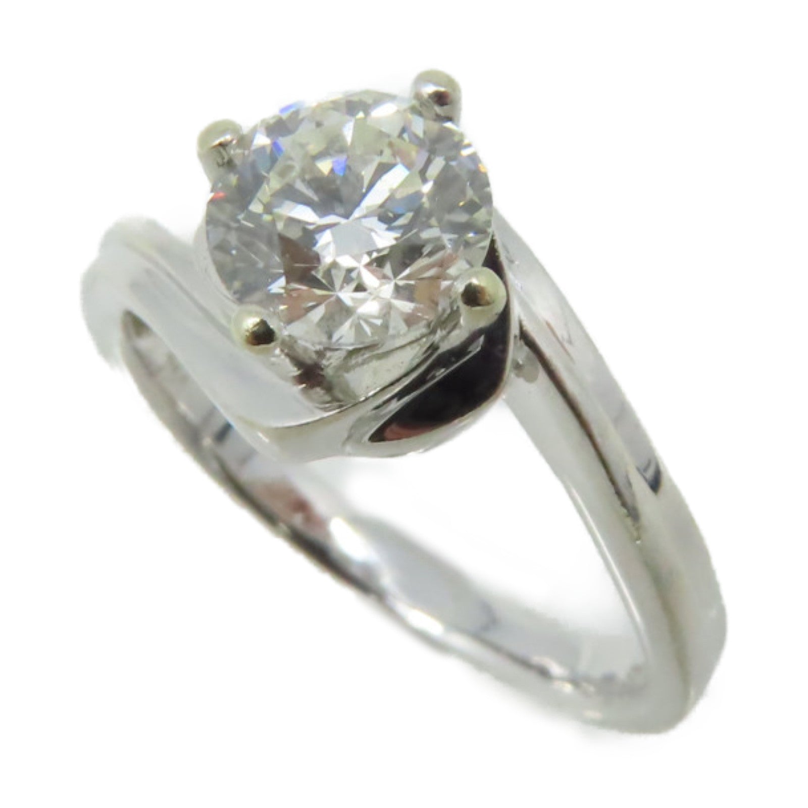 JEWELRY 18K白金/0.91ct鑽石Diamond Ring戒指US#6.25
