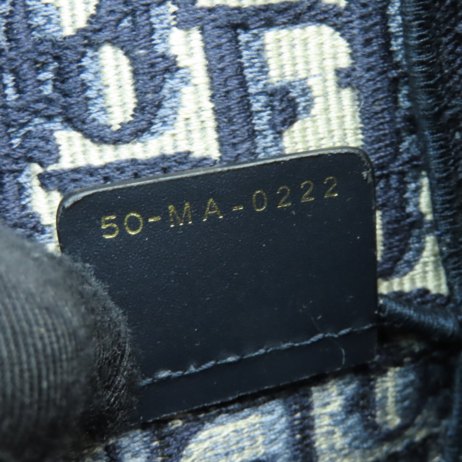 Dior 帆布Diorcamp金扣肩背袋藍色