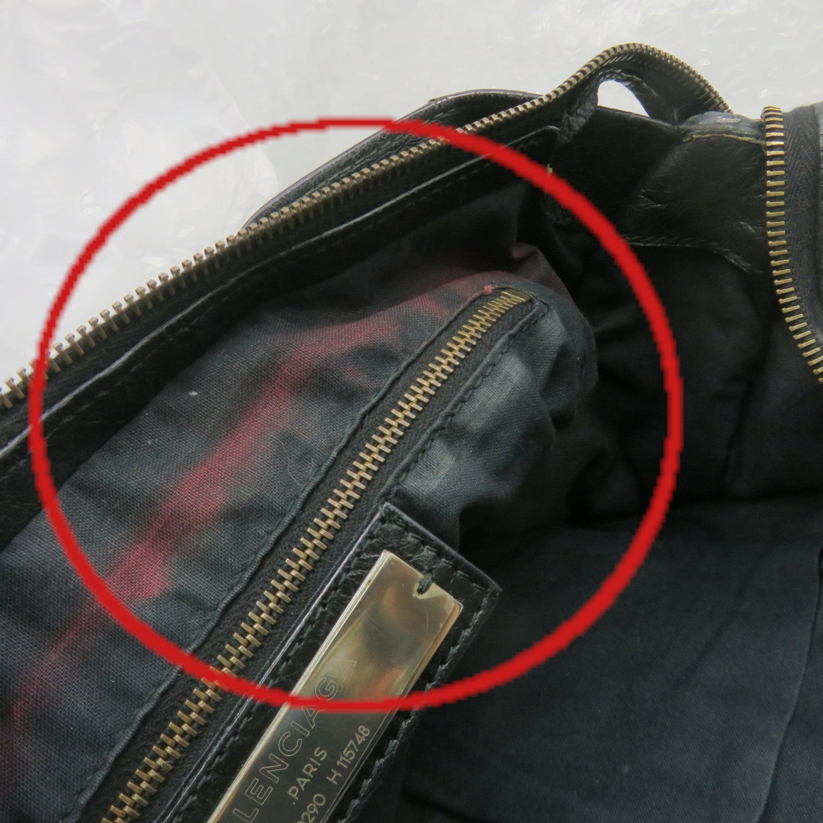BALENCIAGA 牛皮皮革City 2Way Shoulder Bag手挽肩背兩用袋黑色