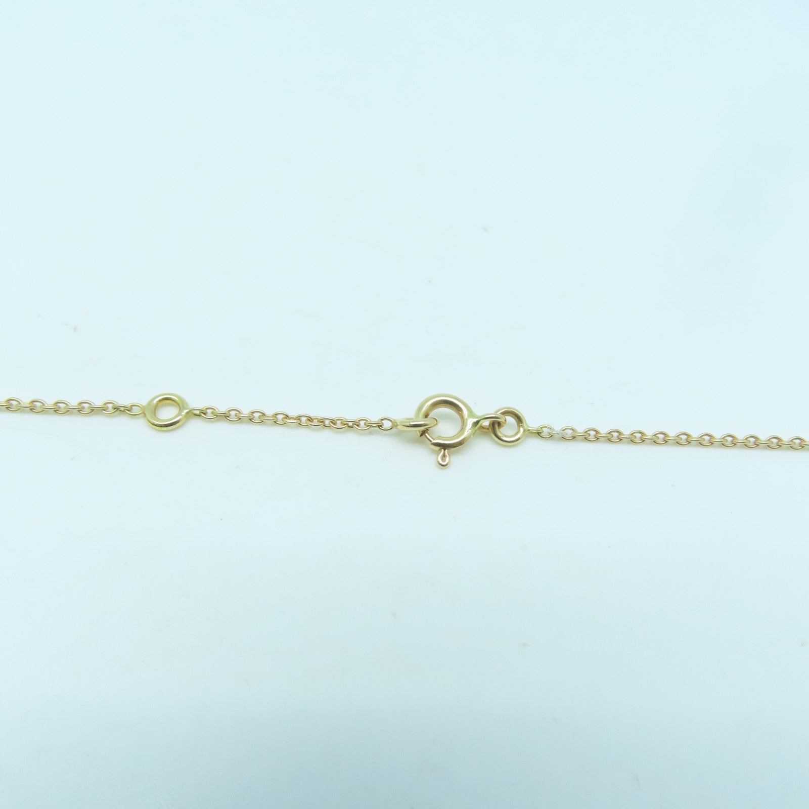HERMES 18K玫瑰金Necklace 5.3g金扣項鍊金色