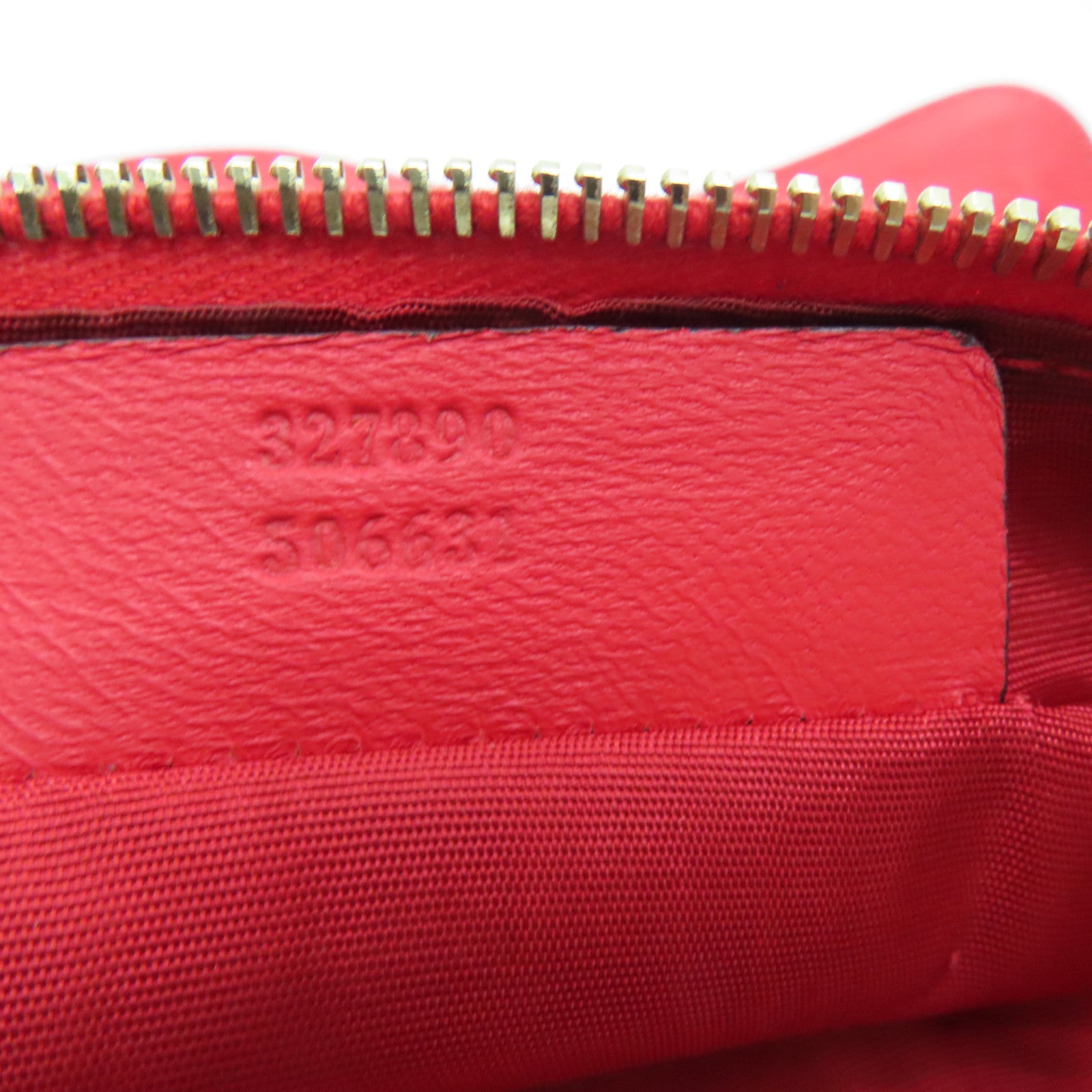 SELECTION Leather Alexander McQueen Clutch Gold Buckle Clutch Red