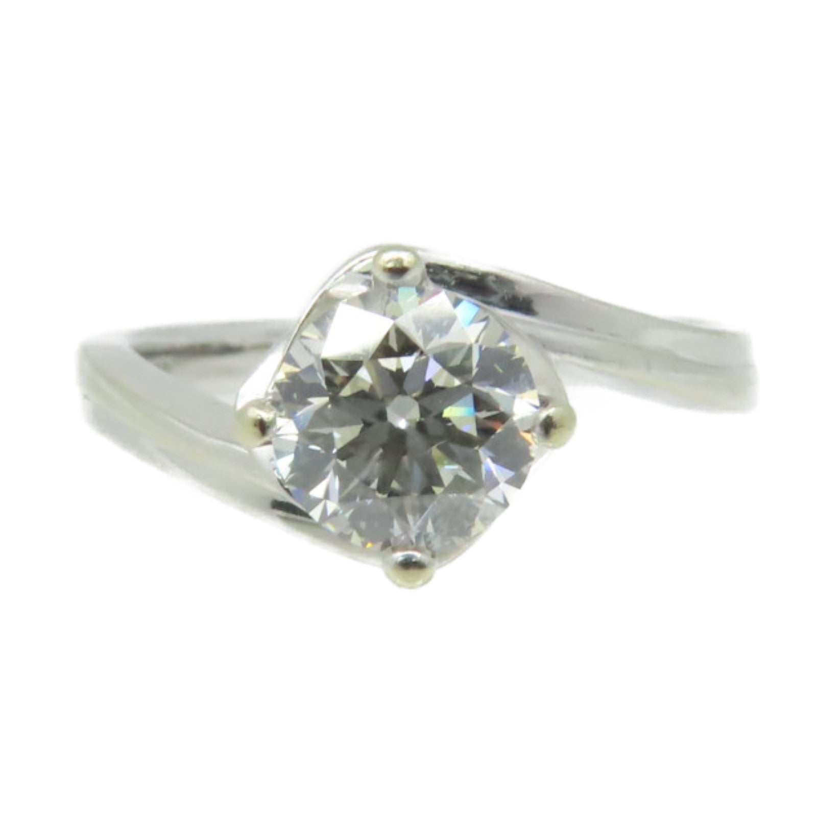 JEWELRY 18K白金/0.91ct鑽石Diamond Ring戒指US#6.25