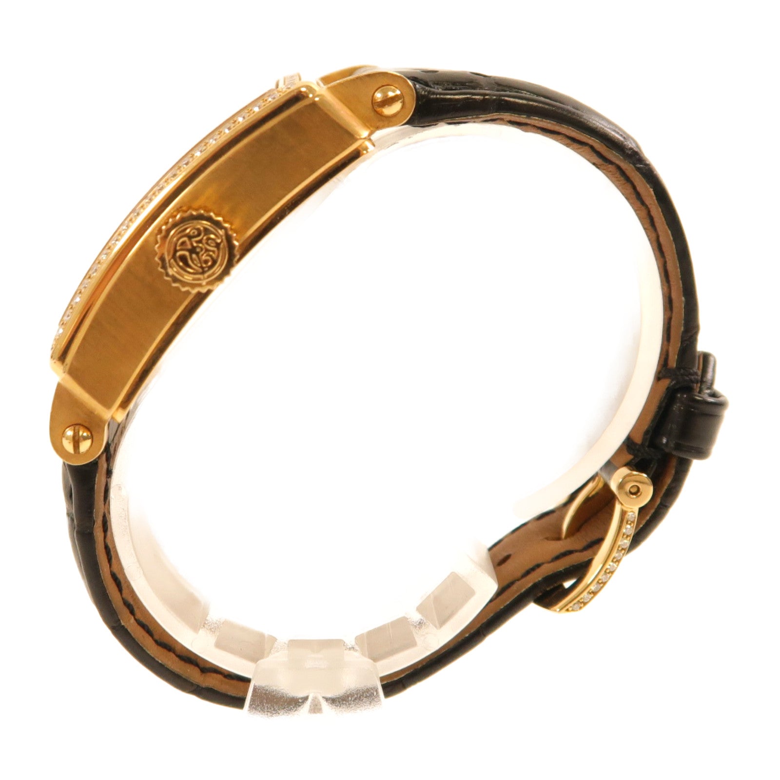 ROGER DUBUIS 18K黃金Golden Square手錶自動機芯米色