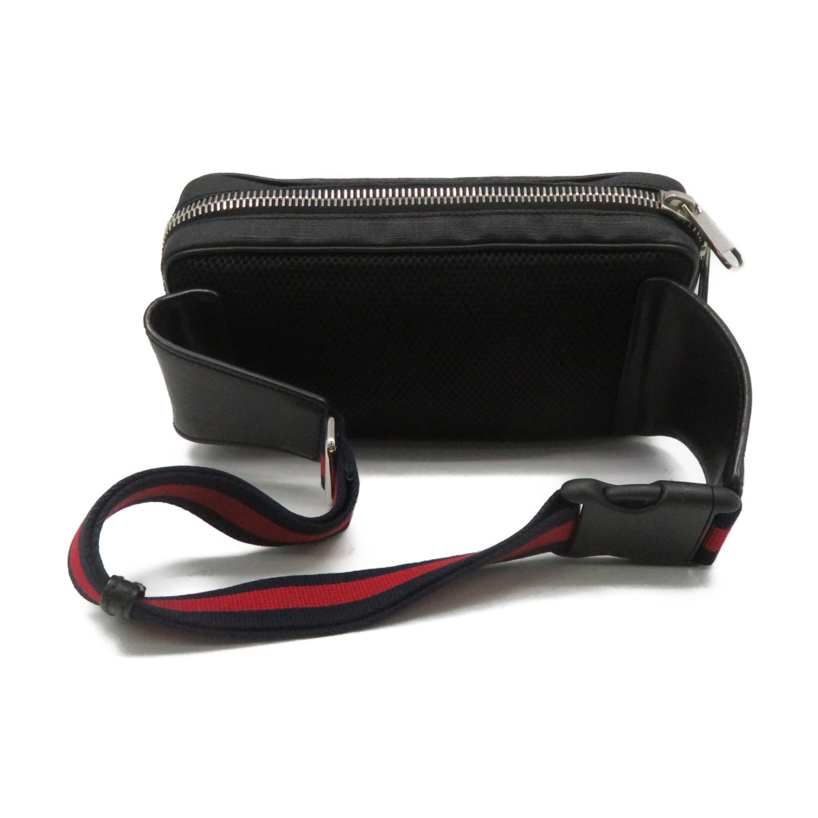 GUCCI 涂层帆布Waist Bag腰包黑色