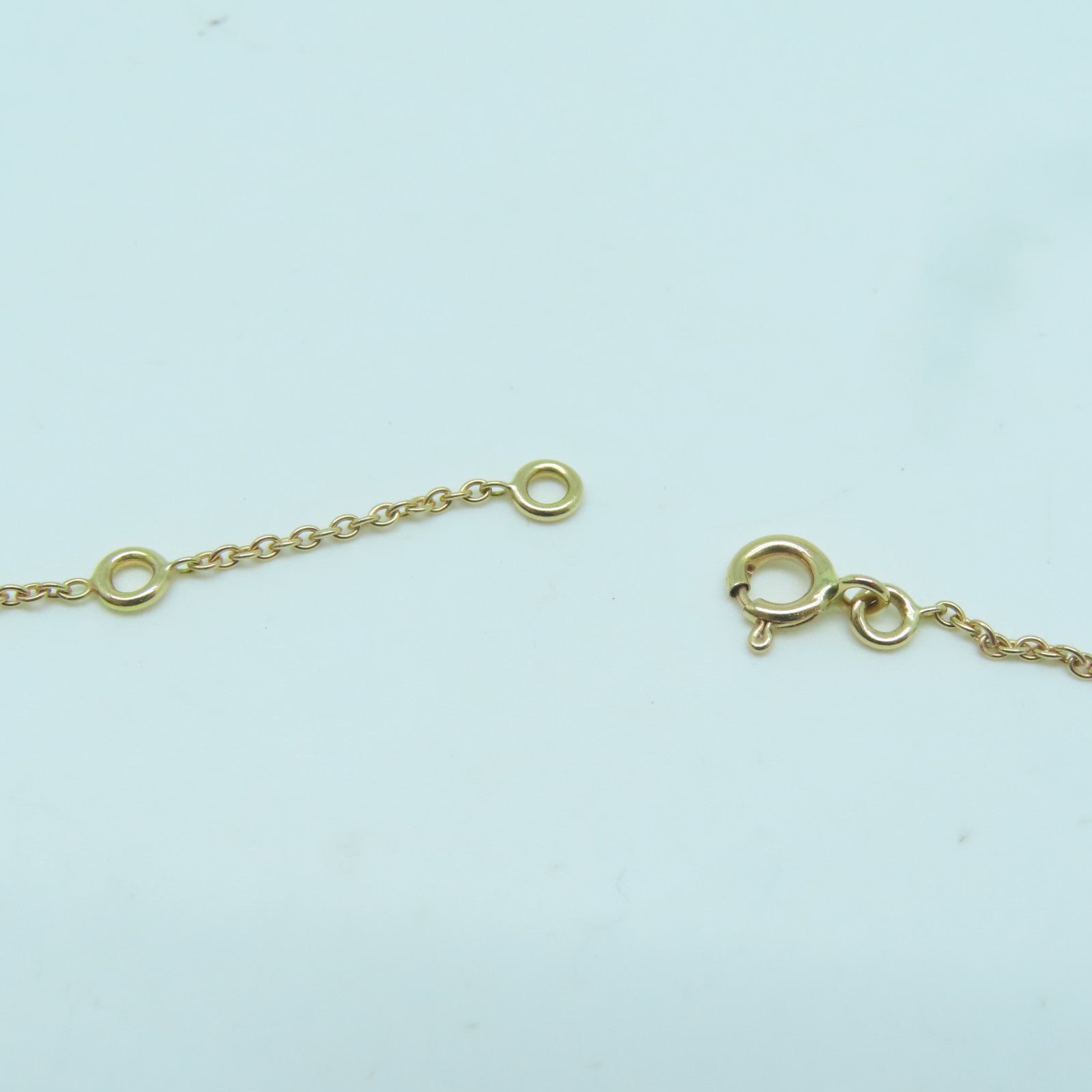 HERMES 18K玫瑰金Necklace 5.3g金扣項鍊金色