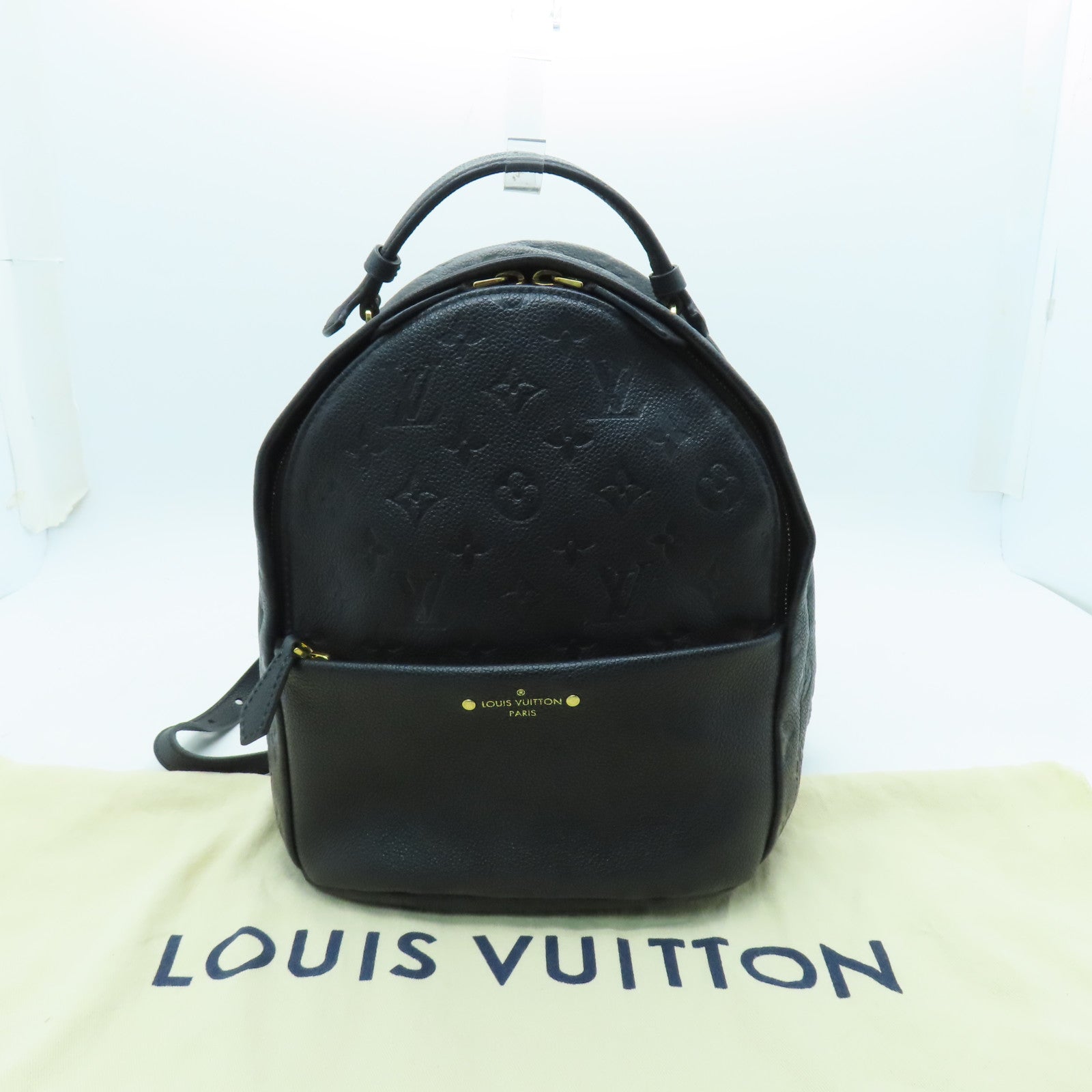 Louis Vuitton Monogram Empreinte Sorbonne Backpack - Black