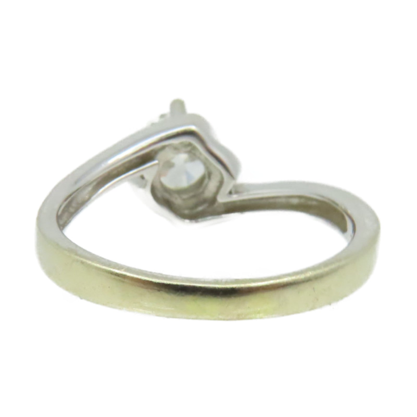 JEWELRY 18K白金/0.91ct鑽石Diamond Ring戒指US#6.25