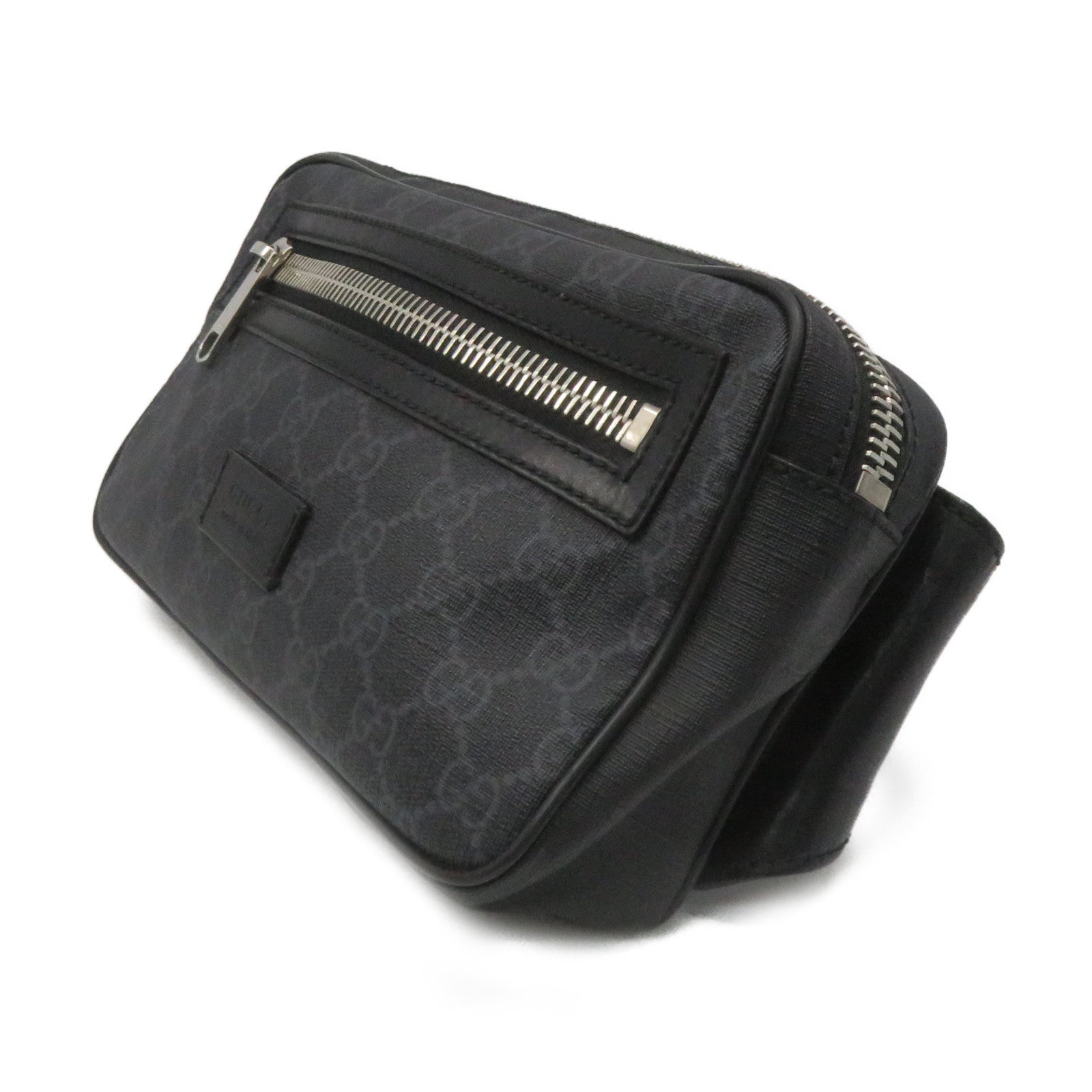 GUCCI 涂层帆布Waist Bag腰包黑色