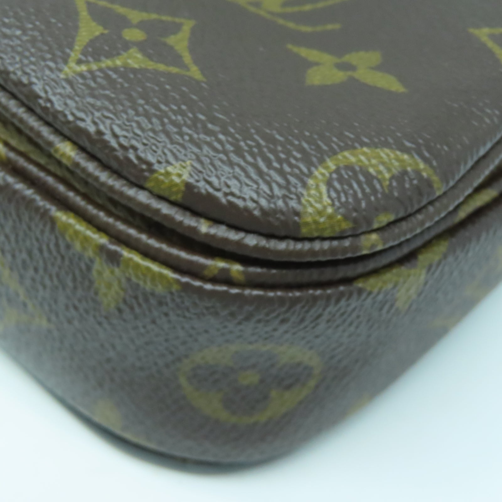 LOUIS VUITTON Monogram Reverse Pochette Metis金扣肩背袋棕色