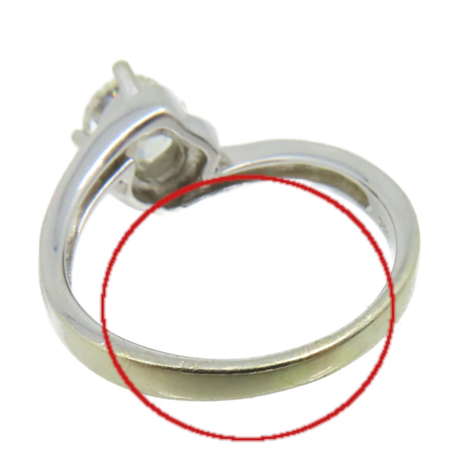 JEWELRY 18K白金/0.91ct鑽石Diamond Ring戒指US#6.25