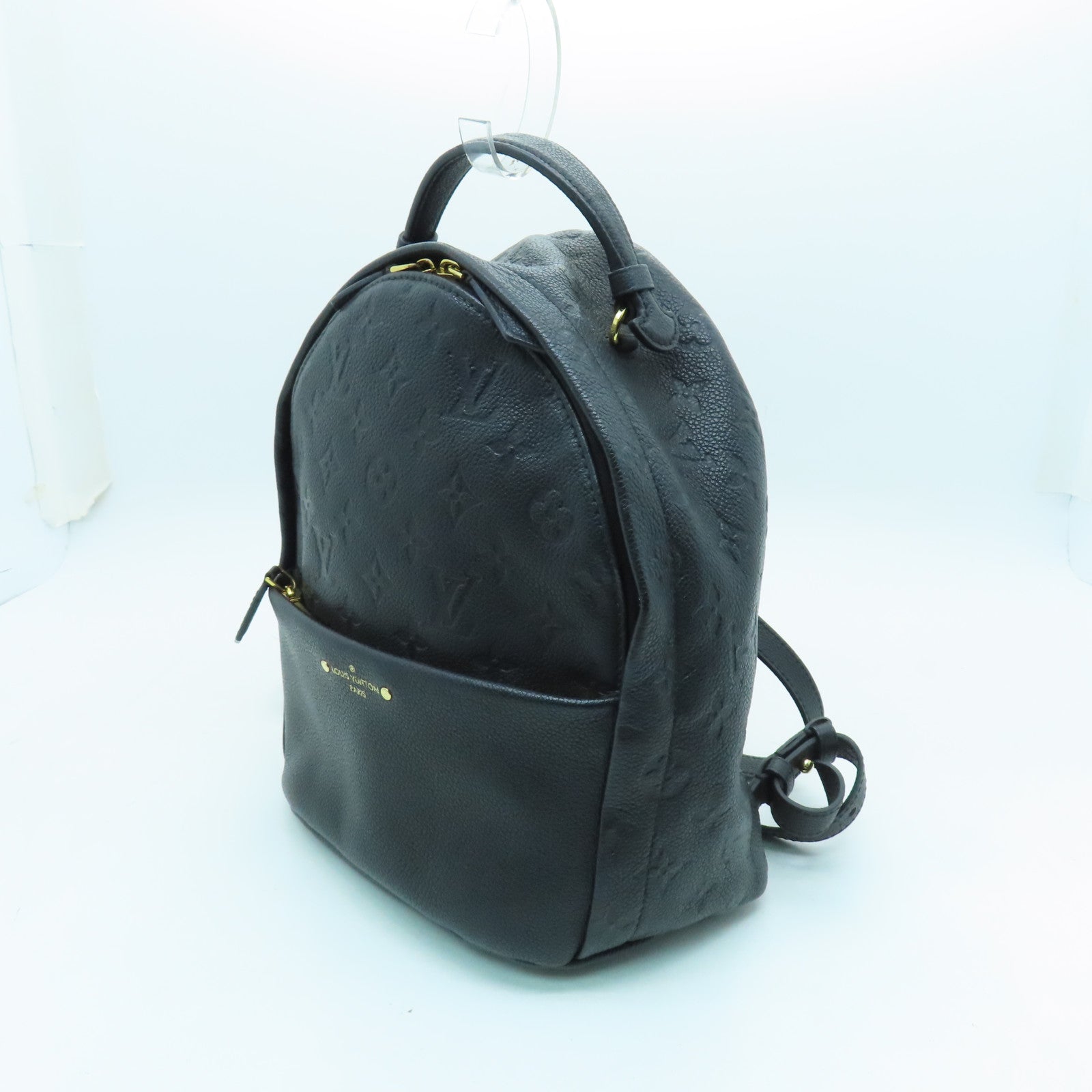 Louis Vuitton Black Empreinte Leather Sorbonne Backpack