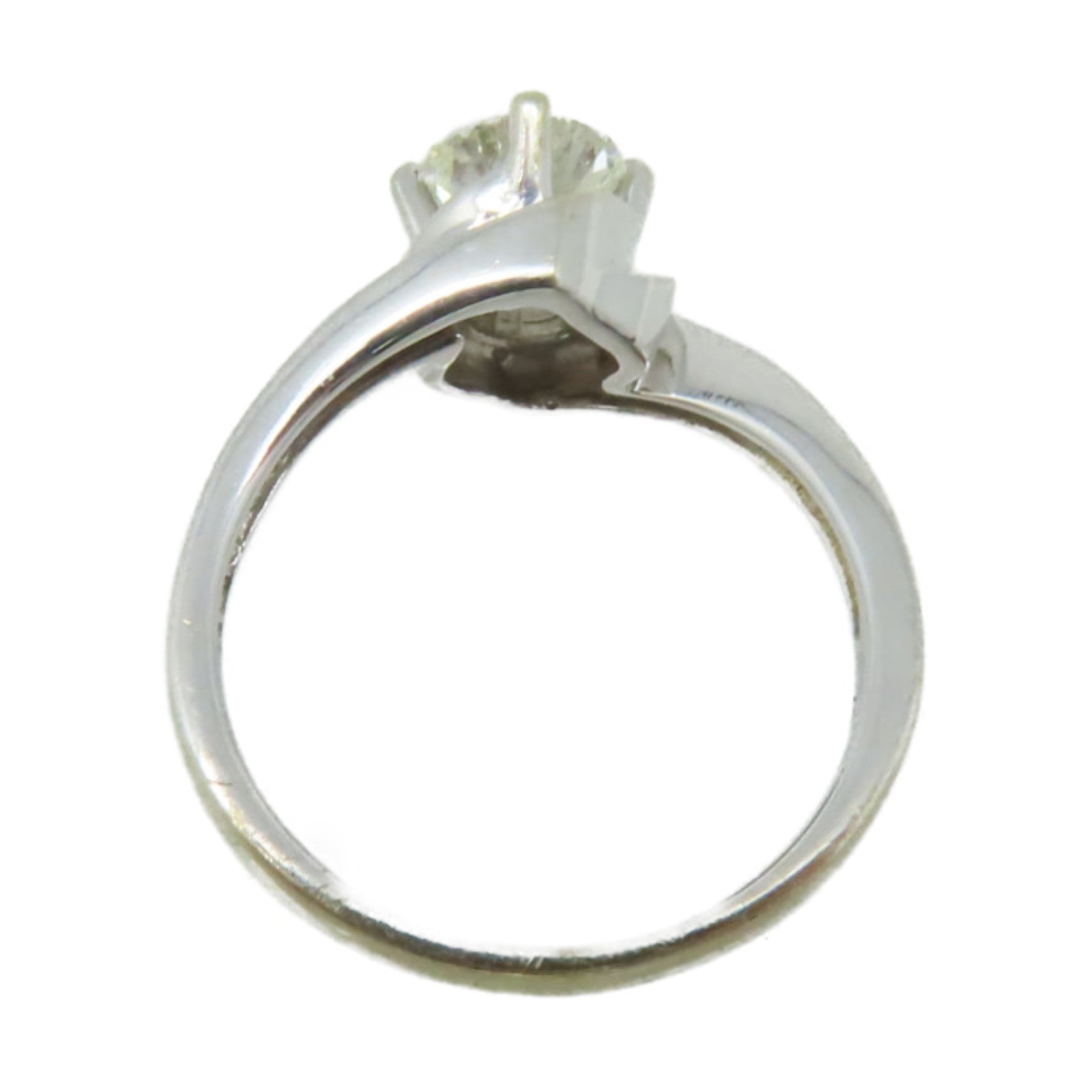 JEWELRY 18K白金/0.91ct鑽石Diamond Ring戒指US#6.25