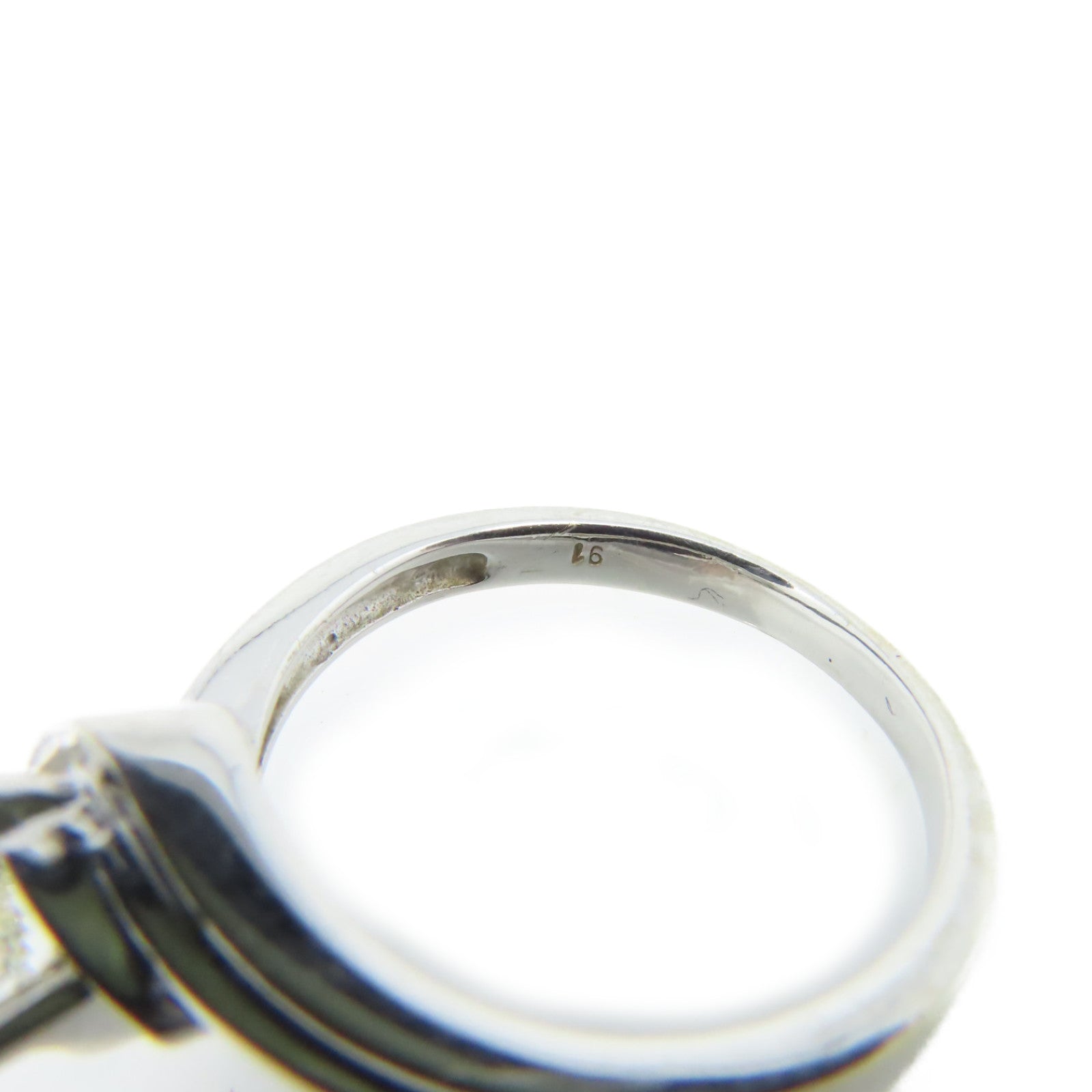 JEWELRY 18K白金/0.91ct鑽石Diamond Ring戒指US#6.25