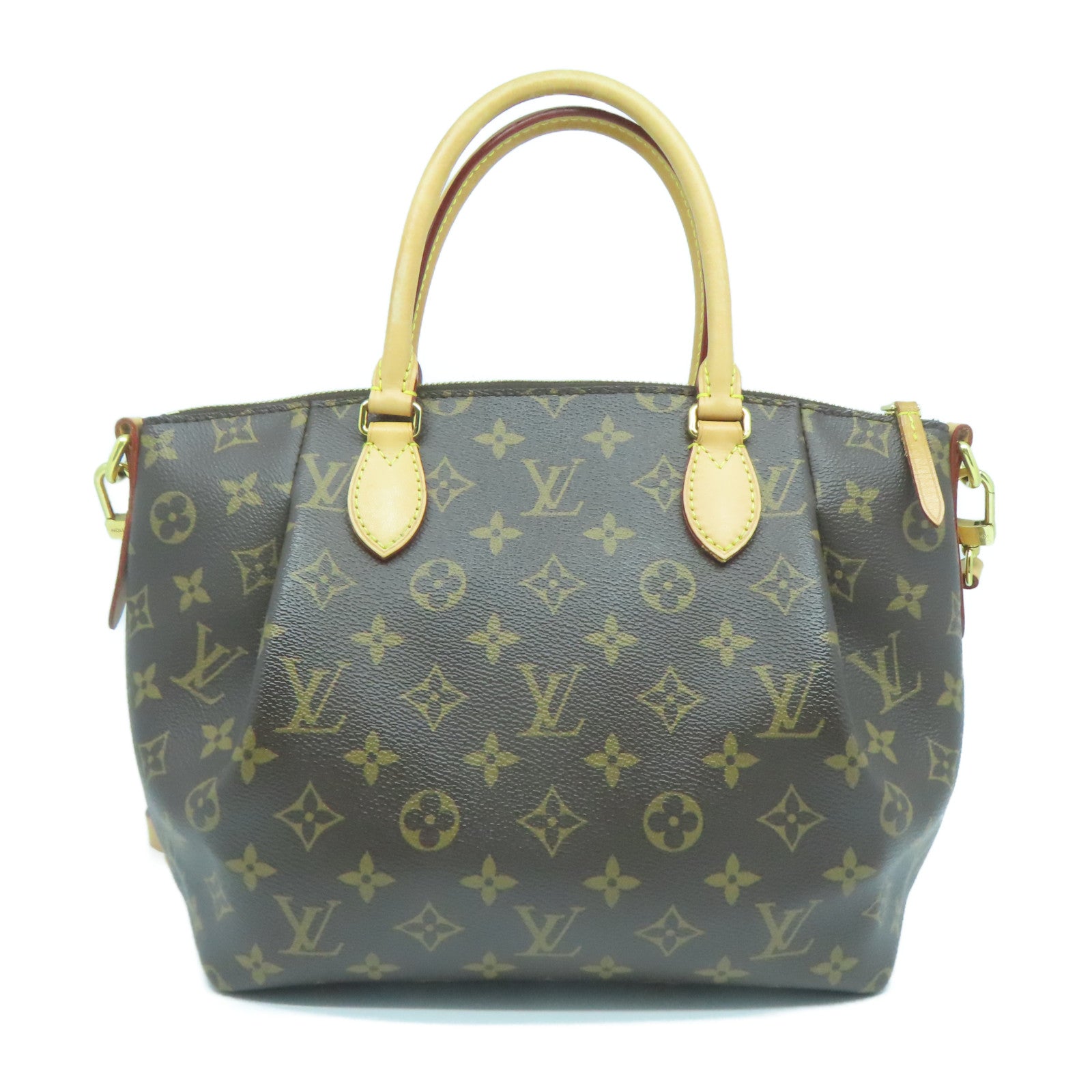 LOUIS VUITTON Monogram Turenne PM金扣手挽肩背兩用袋啡色