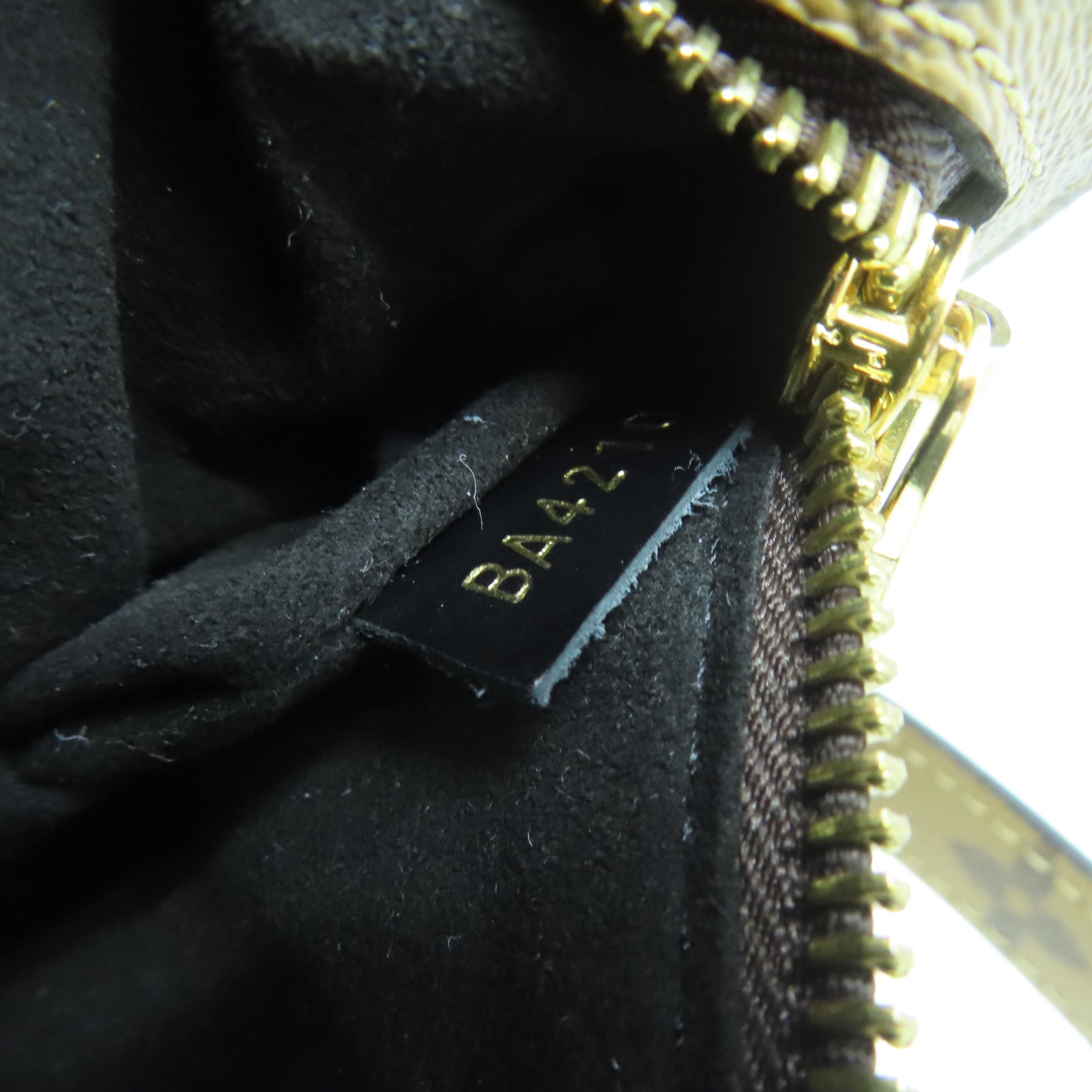 LOUIS VUITTON Monogram Reverse Pochette Metis金扣肩背袋棕色
