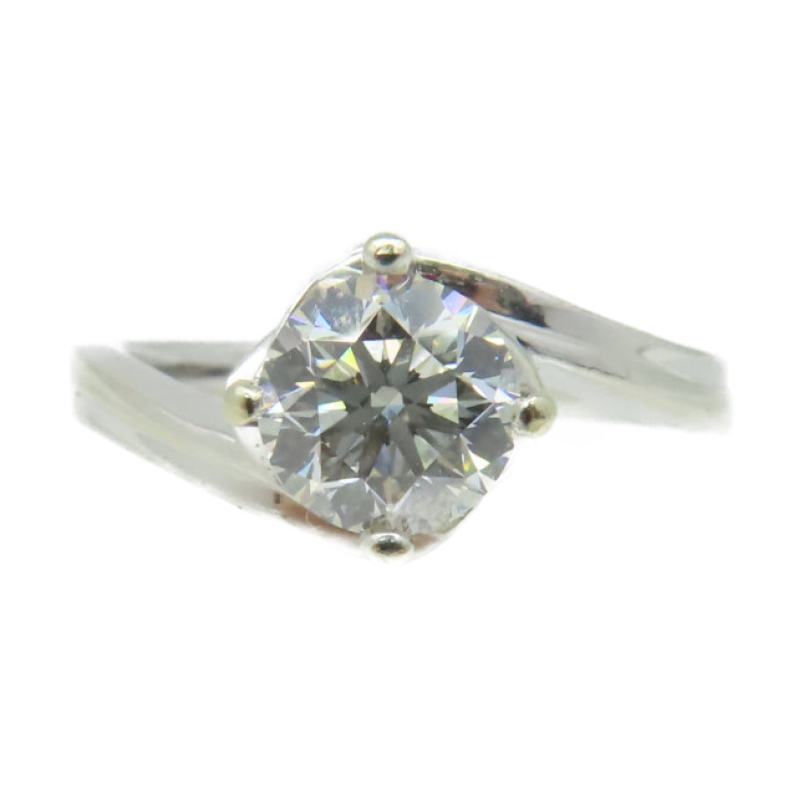 JEWELRY 18K白金/0.91ct鑽石Diamond Ring戒指US#6.25
