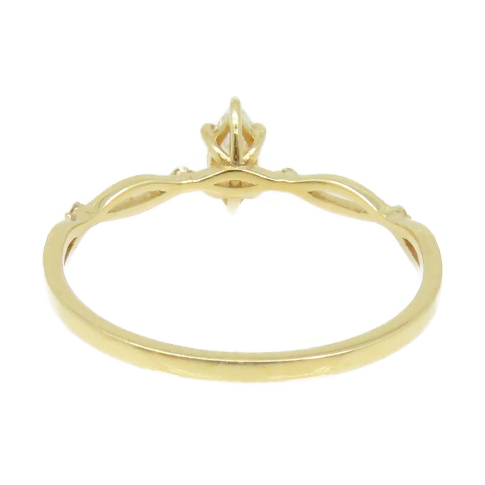 JEWELRY 18K黃金/0.20ct鑽石Diamond Ring戒指US#6