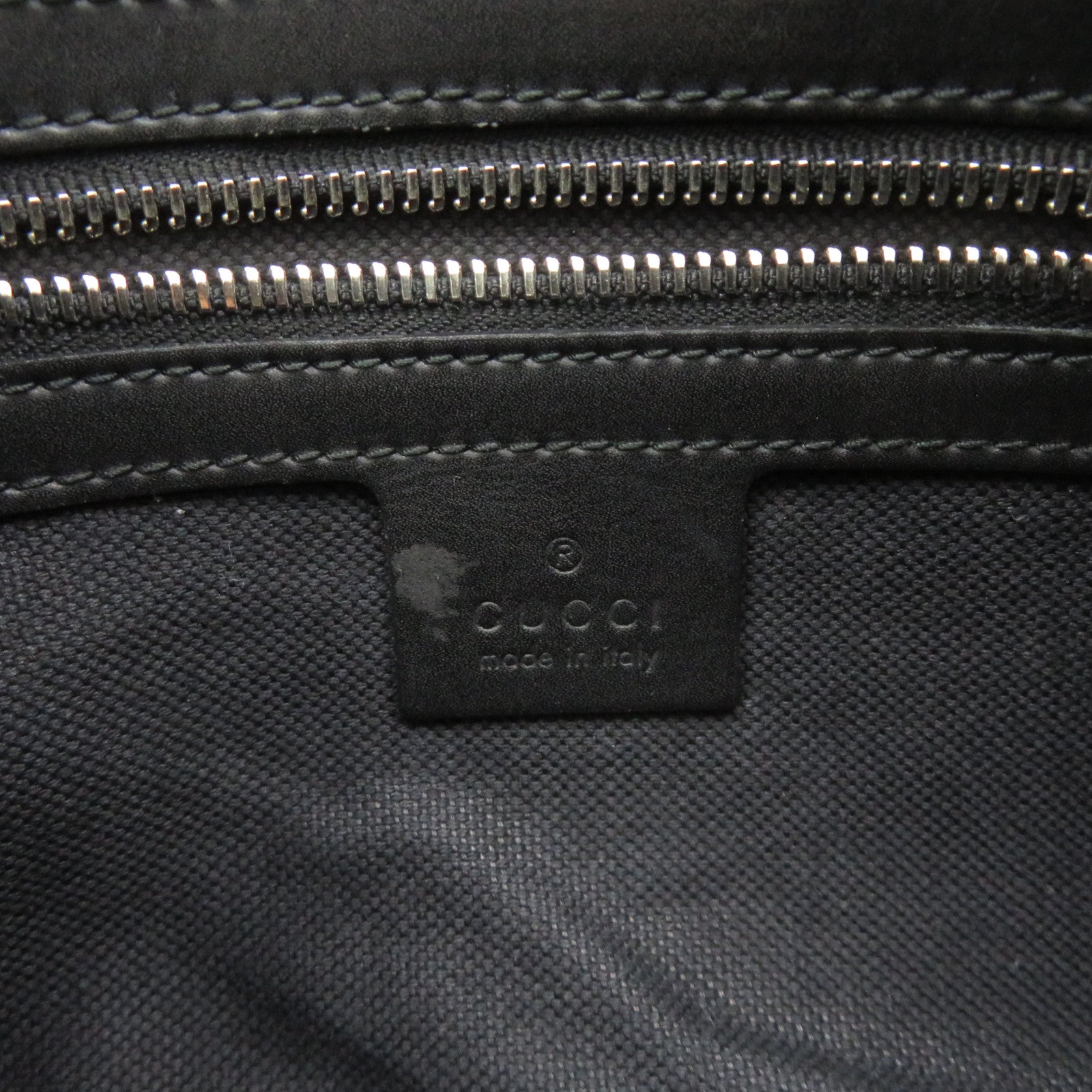 GUCCI 涂层帆布Waist Bag腰包黑色