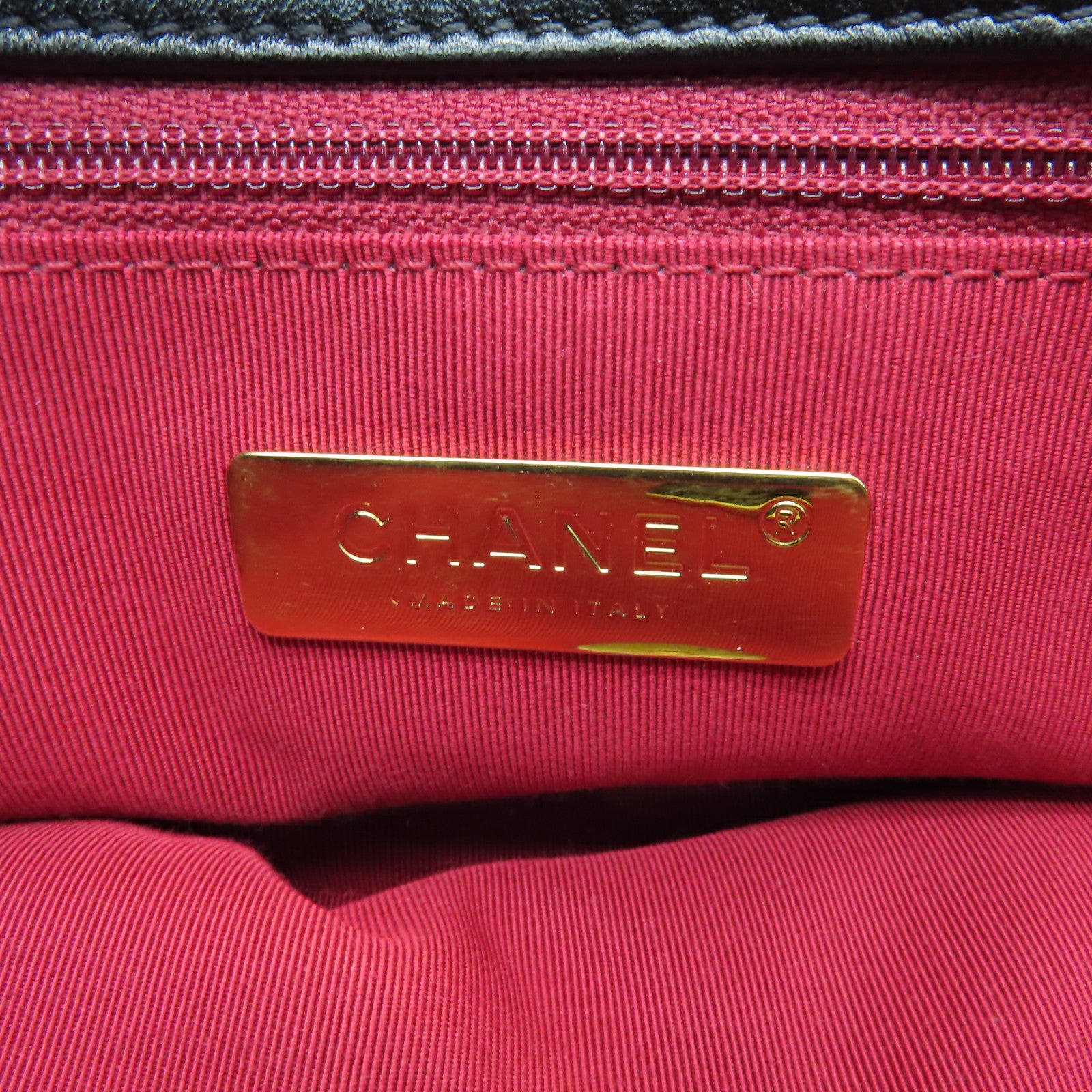 CHANEL 【激減優惠】菱格牛皮皮革Chain Shoulder Bag金扣/銀扣手挽肩背兩用袋黑色
