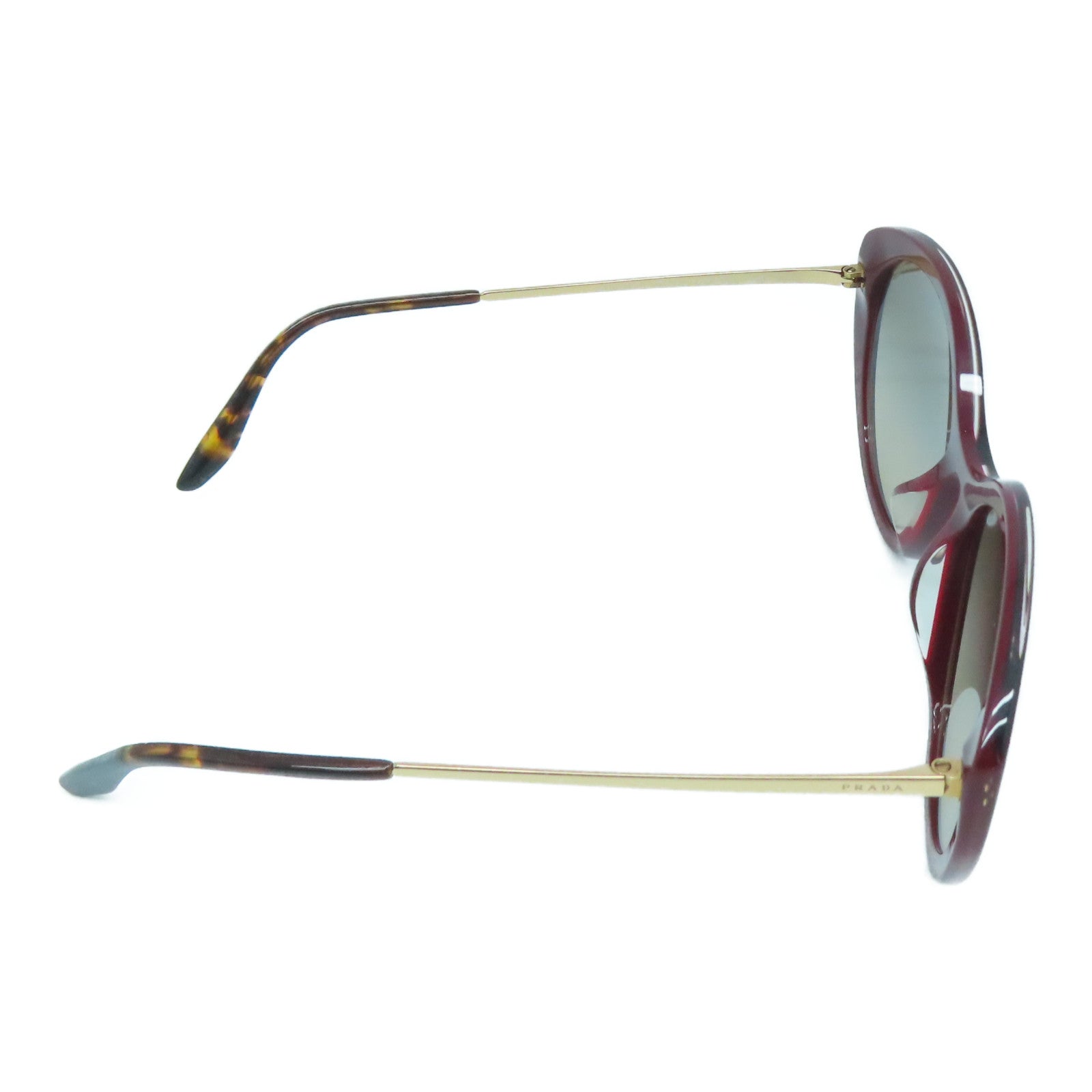 PRADA PVC/金屬Sunglasses太陽眼鏡紅色/金色