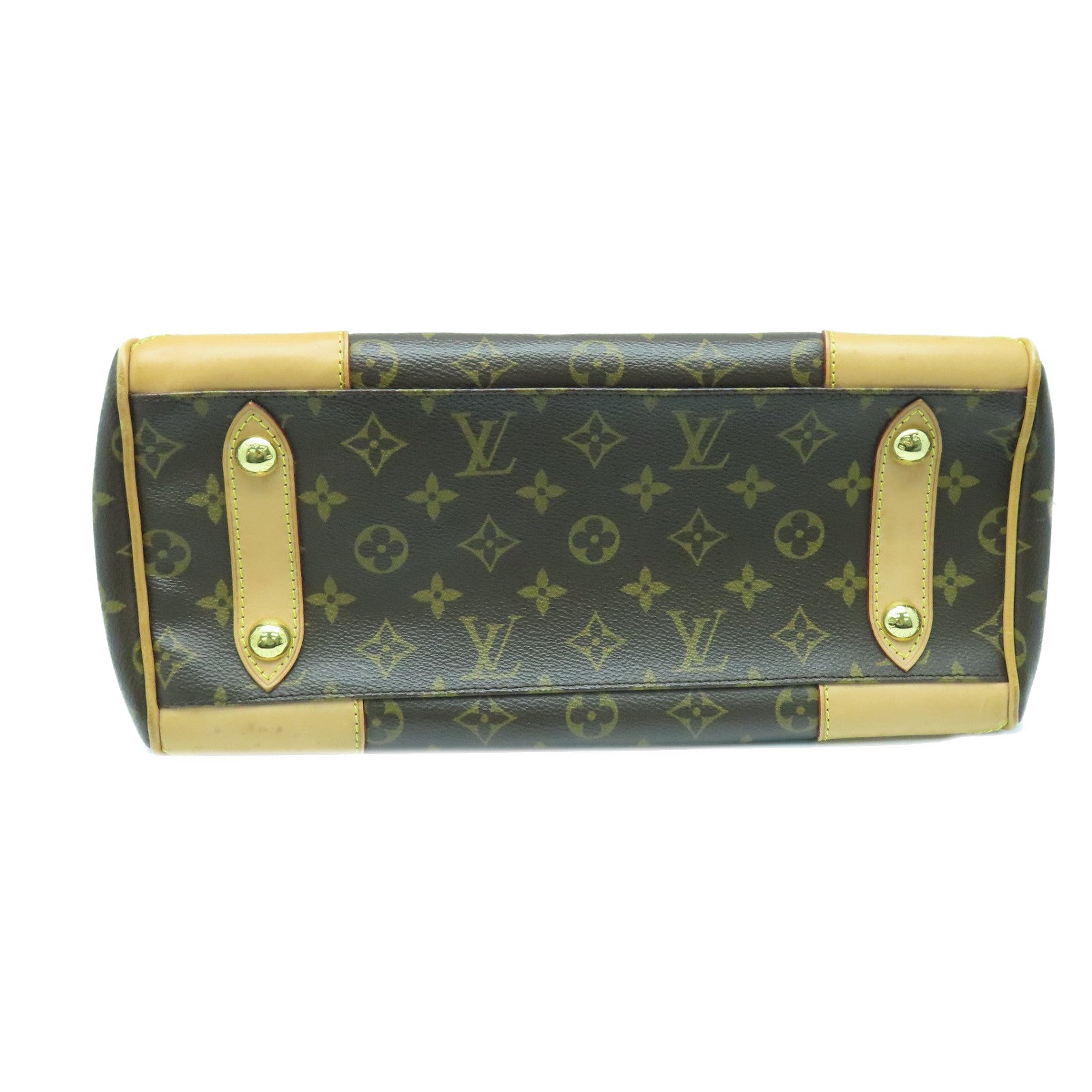 LOUIS VUITTON Mongram Retrio PM 2 Way Shoulder Tote Bag金扣手挽肩背两用袋啡色