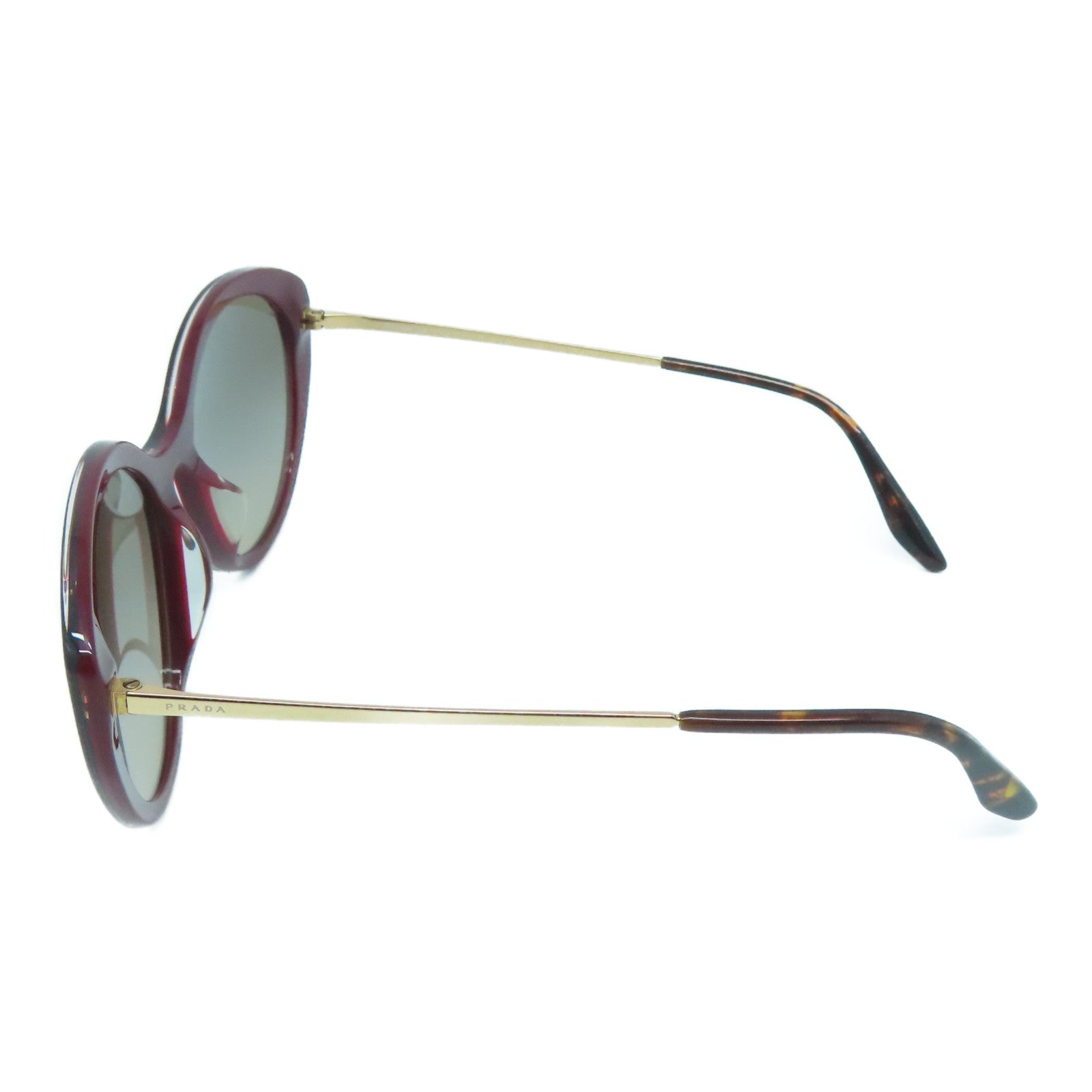 PRADA PVC/金屬Sunglasses太陽眼鏡紅色/金色