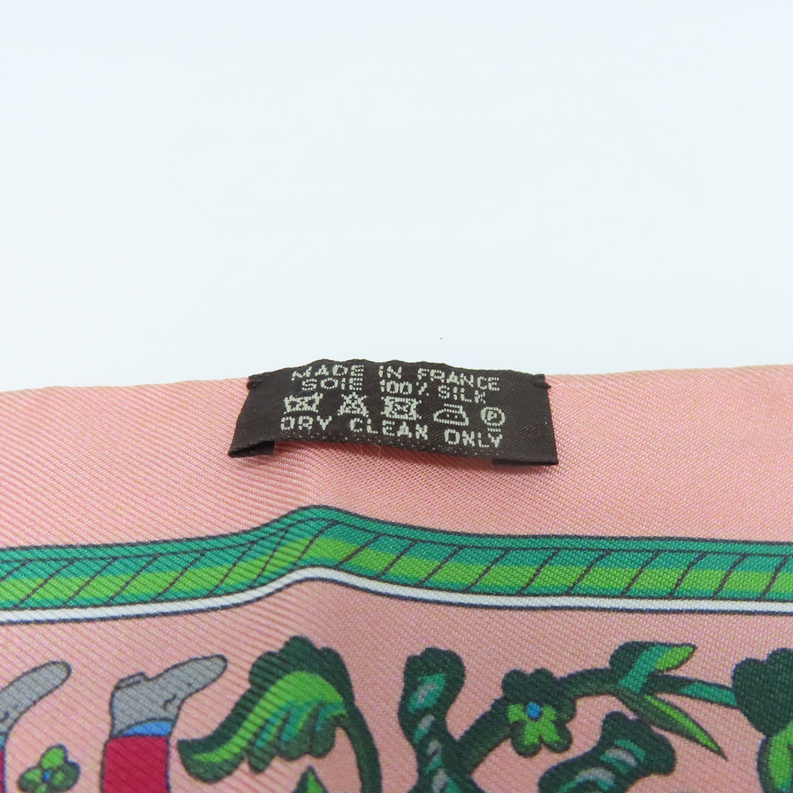 HERMES 絲質Maxi Twilly絲巾橙色/粉紅色/彩色