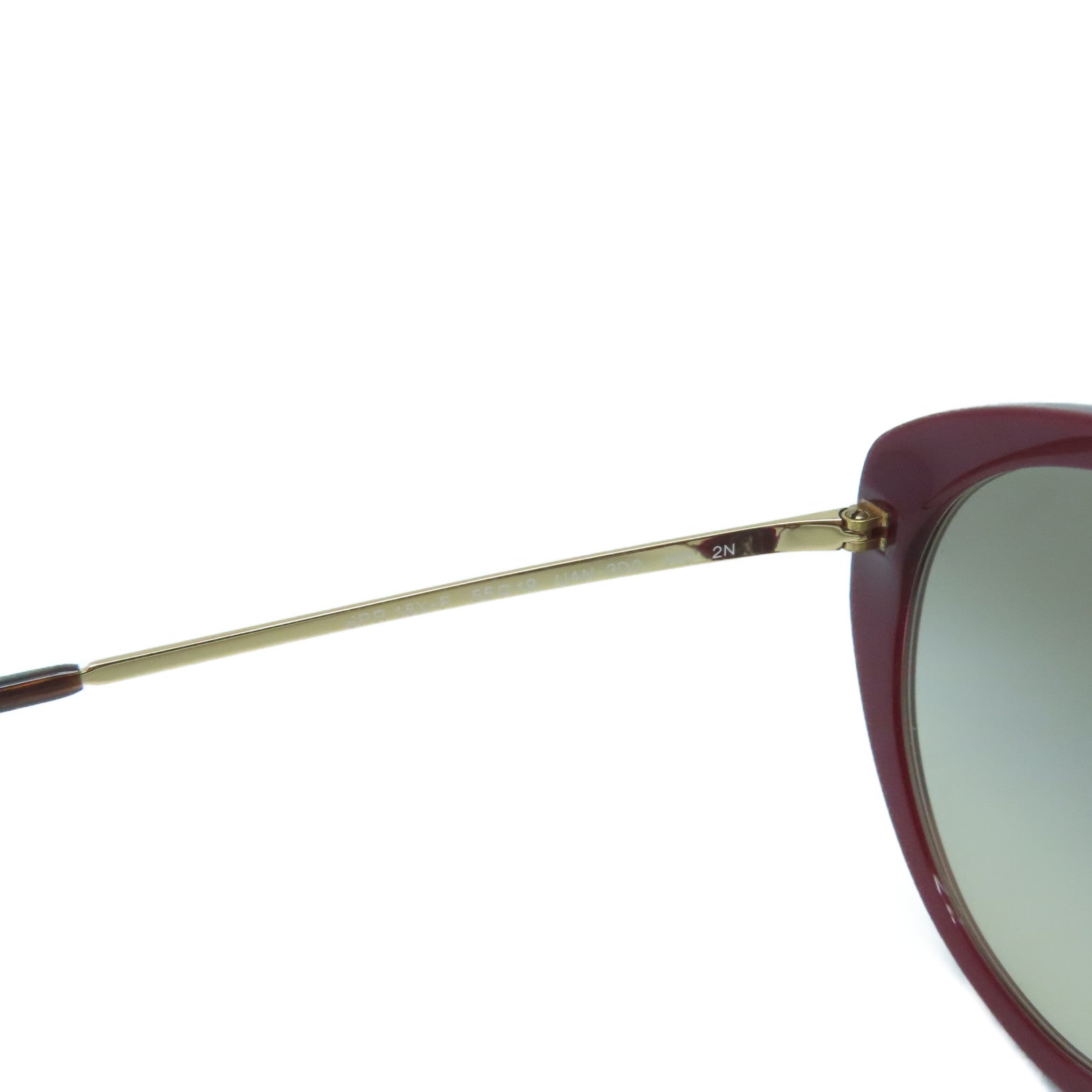 PRADA PVC/金屬Sunglasses太陽眼鏡紅色/金色