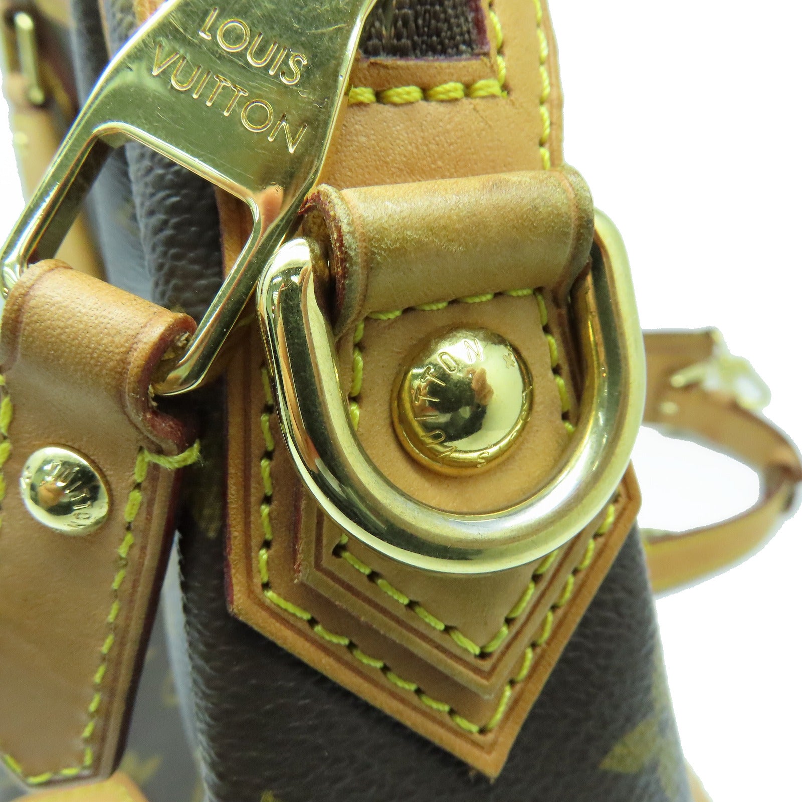 LOUIS VUITTON Mongram Retrio PM 2 Way Shoulder Tote Bag金扣手挽肩背两用袋啡色
