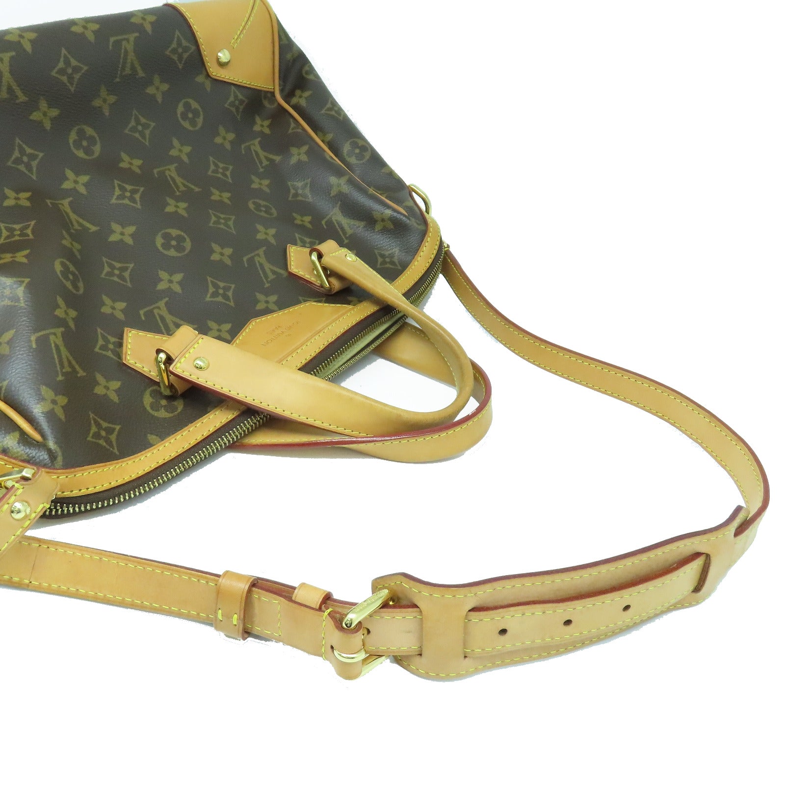 LOUIS VUITTON Mongram Retrio PM 2 Way Shoulder Tote Bag金扣手挽肩背两用袋啡色
