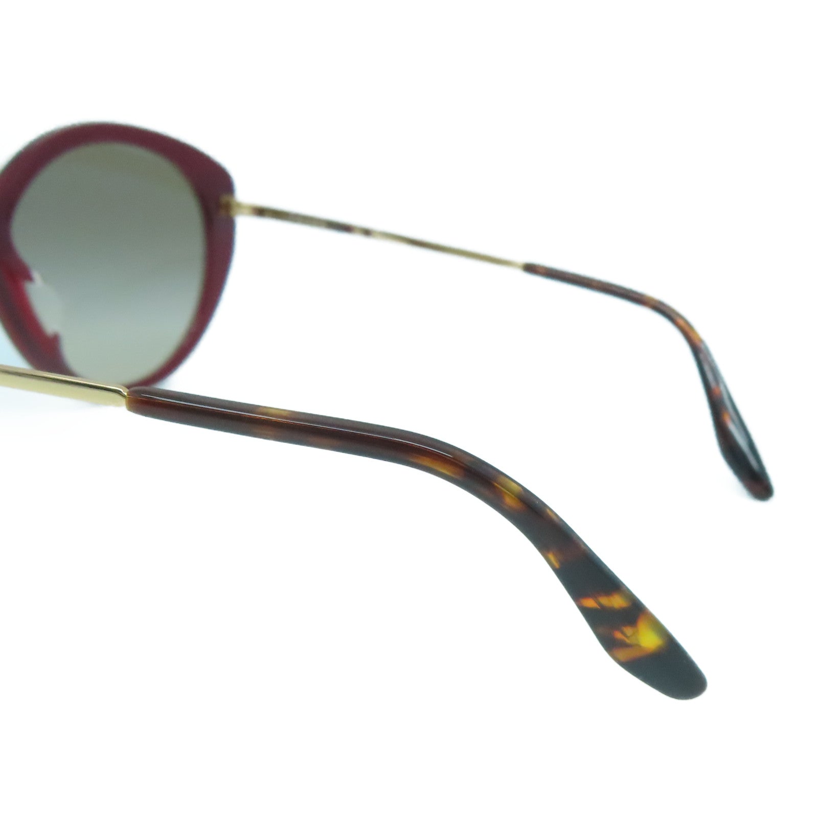 PRADA PVC/金屬Sunglasses太陽眼鏡紅色/金色