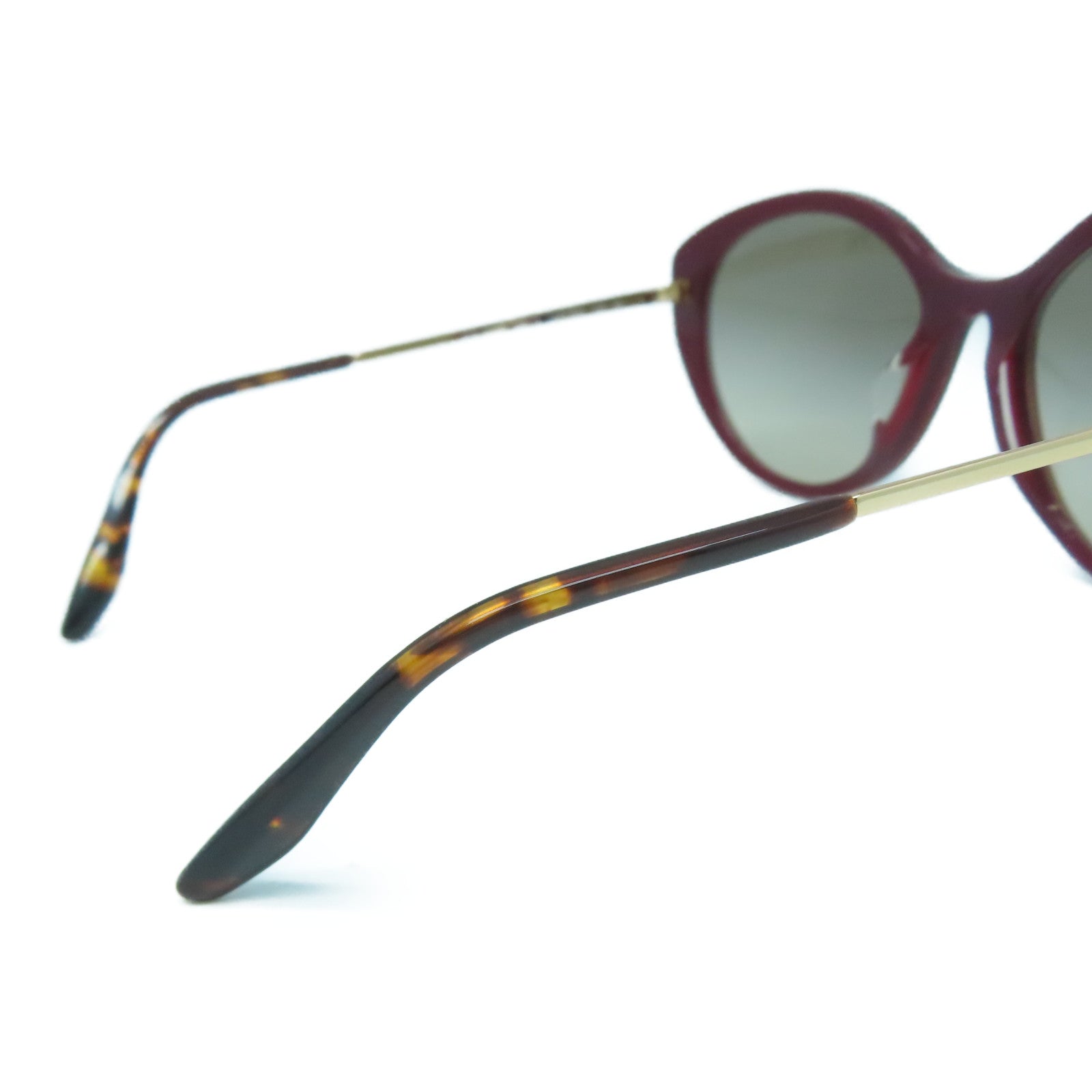 PRADA PVC/金屬Sunglasses太陽眼鏡紅色/金色