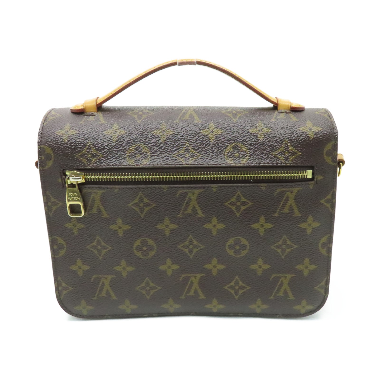 LOUIS VUITTON Monogram Pochette Metis金扣手挽肩背兩用袋啡色