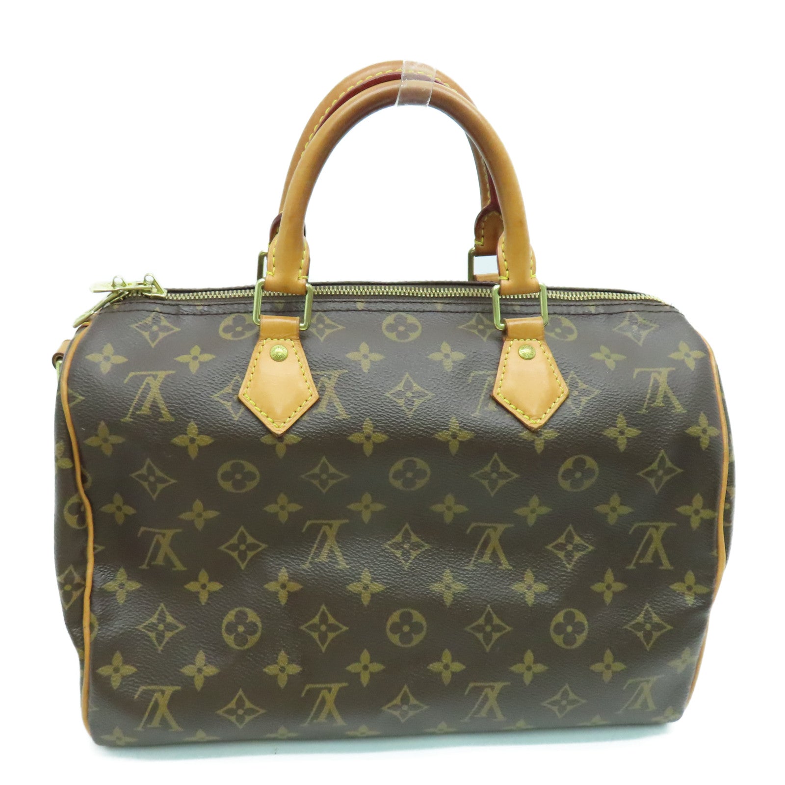 LOUIS VUITTON Monogram Speedy Bandouliere 30手挽肩背兩用袋啡色