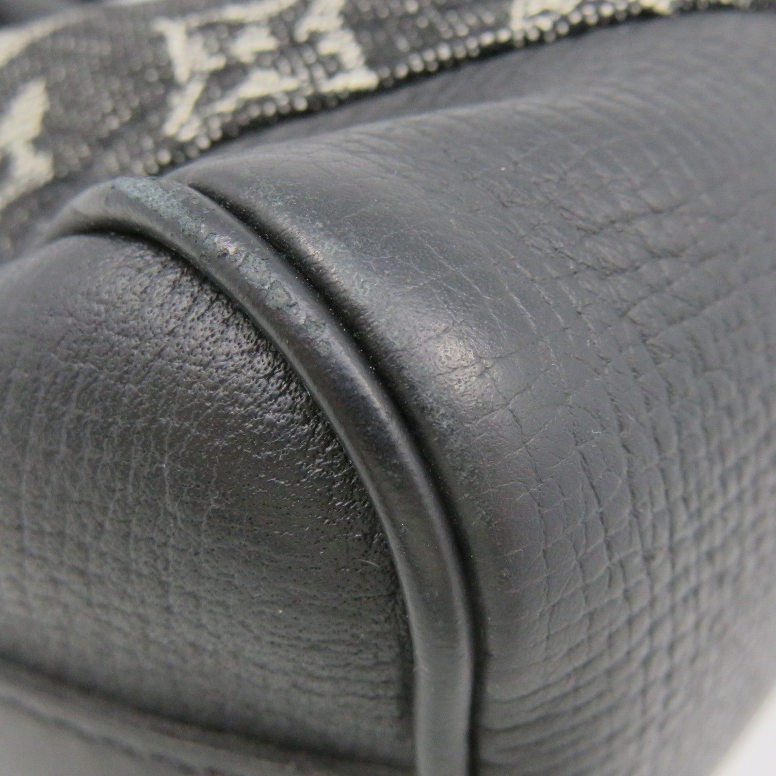 LOUIS VUITTON Mono-Denim Keepall XS 2way Shoulder Bag手挽肩背两用袋黑色