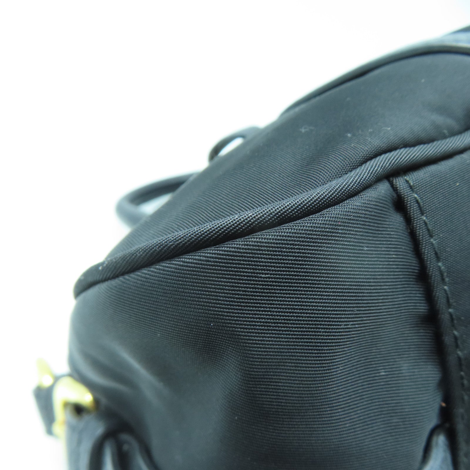 PRADA 尼龙2 way Shoulder金扣手挽肩背两用袋