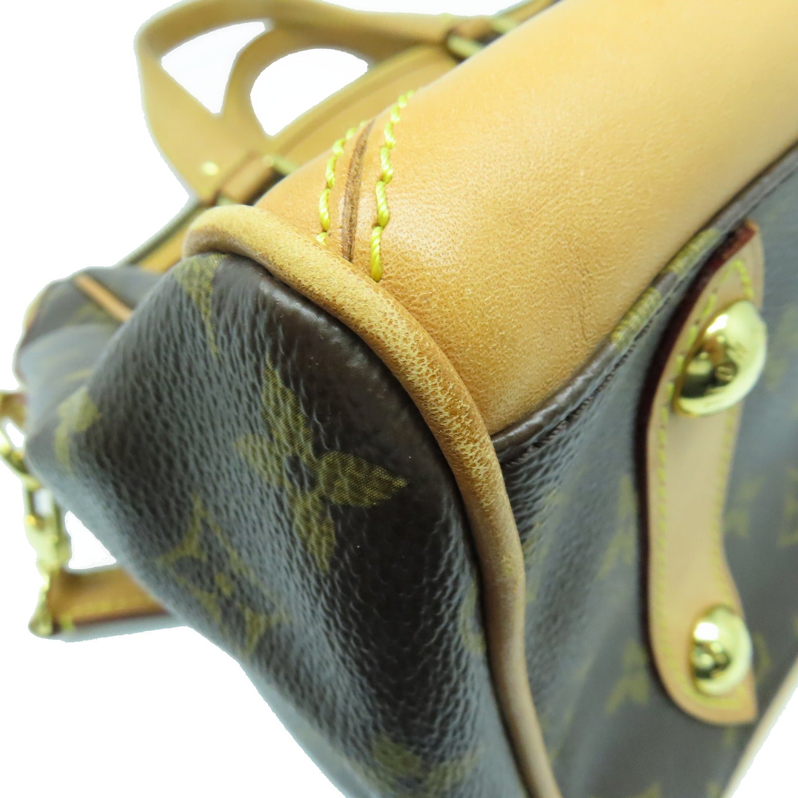 LOUIS VUITTON Mongram Retrio PM 2 Way Shoulder Tote Bag金扣手挽肩背两用袋啡色